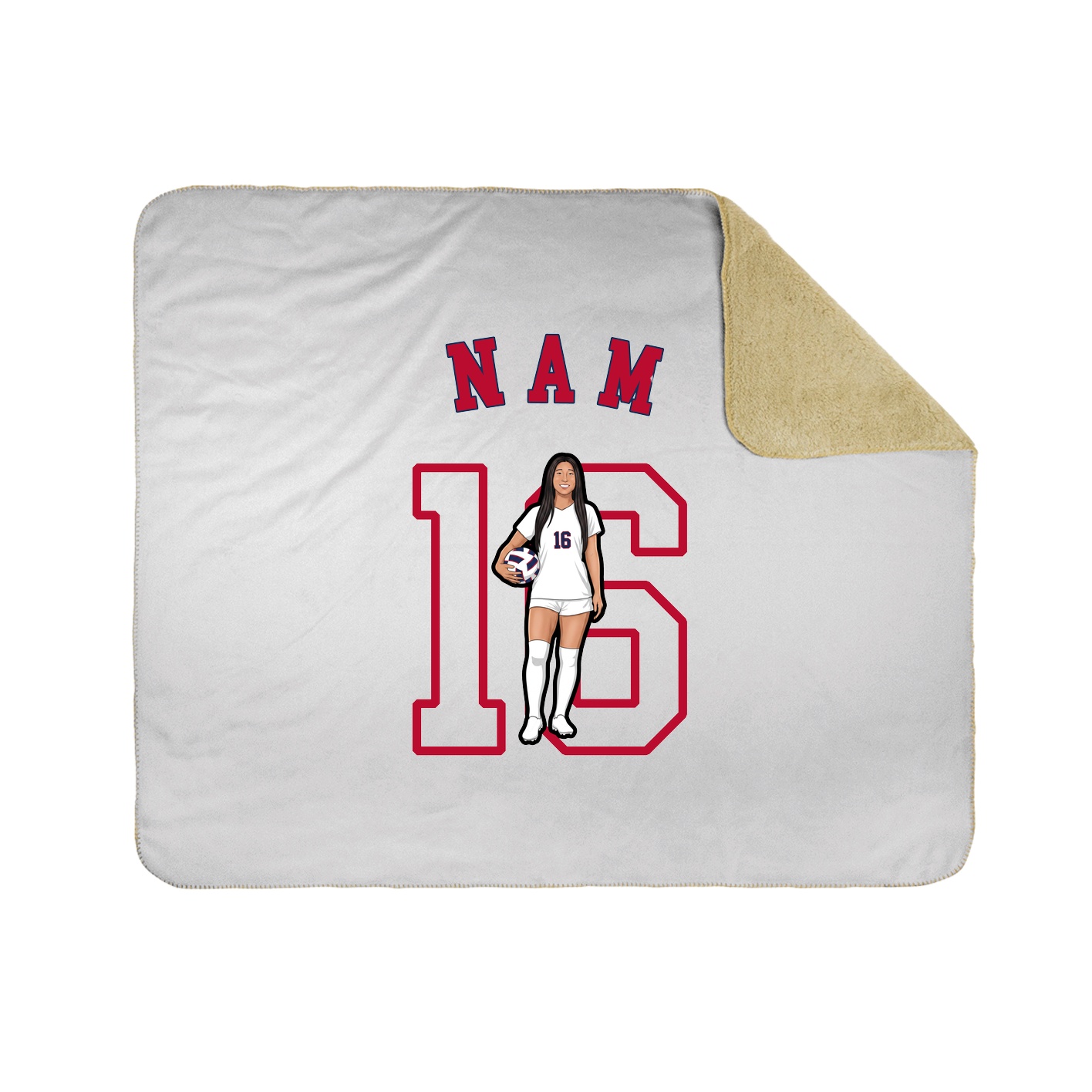 Throw Blanket — Shirsey Arch in White