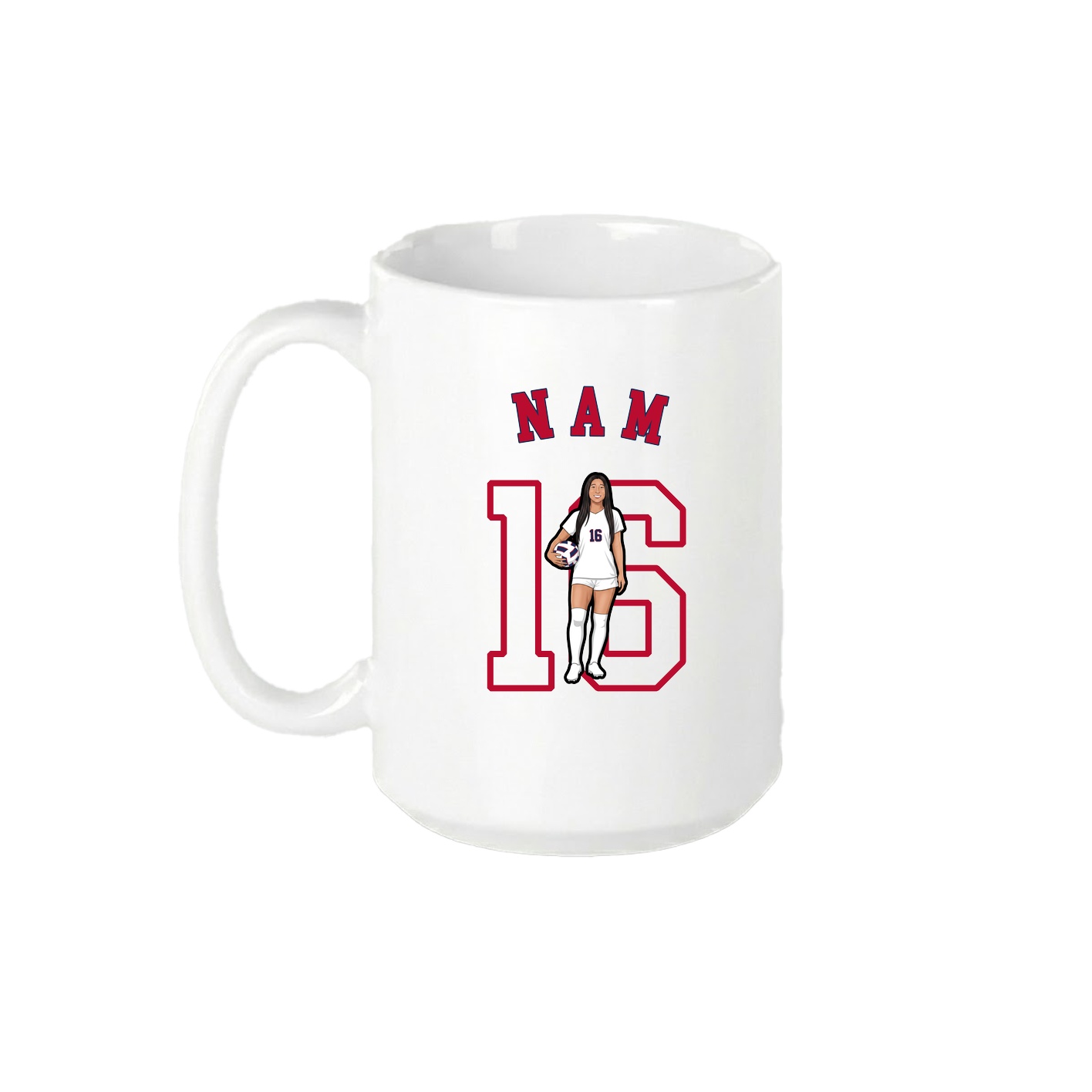 15oz Coffee Mug — Shirsey Arch in White