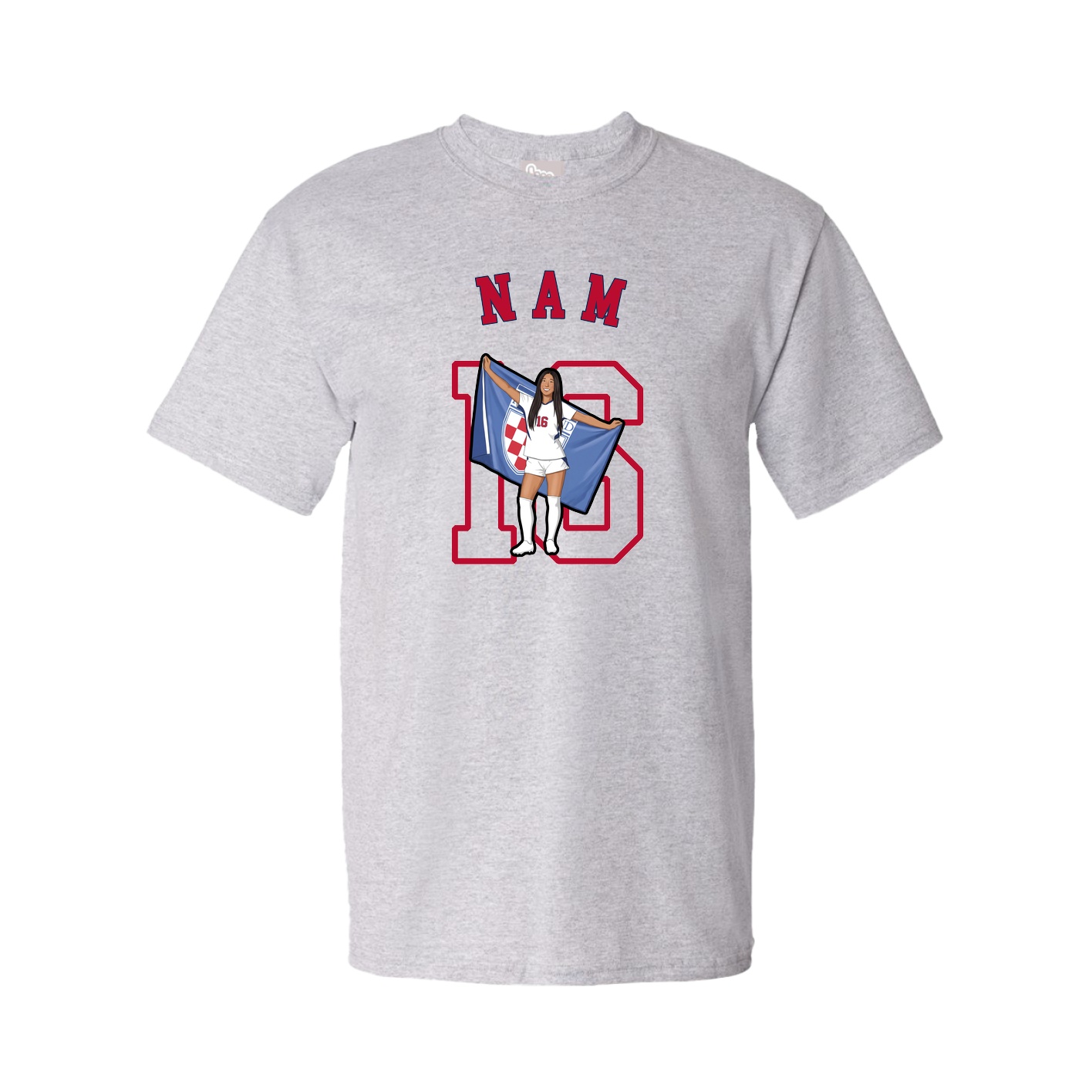 Youth Tee — Shirsey Arch in Grey