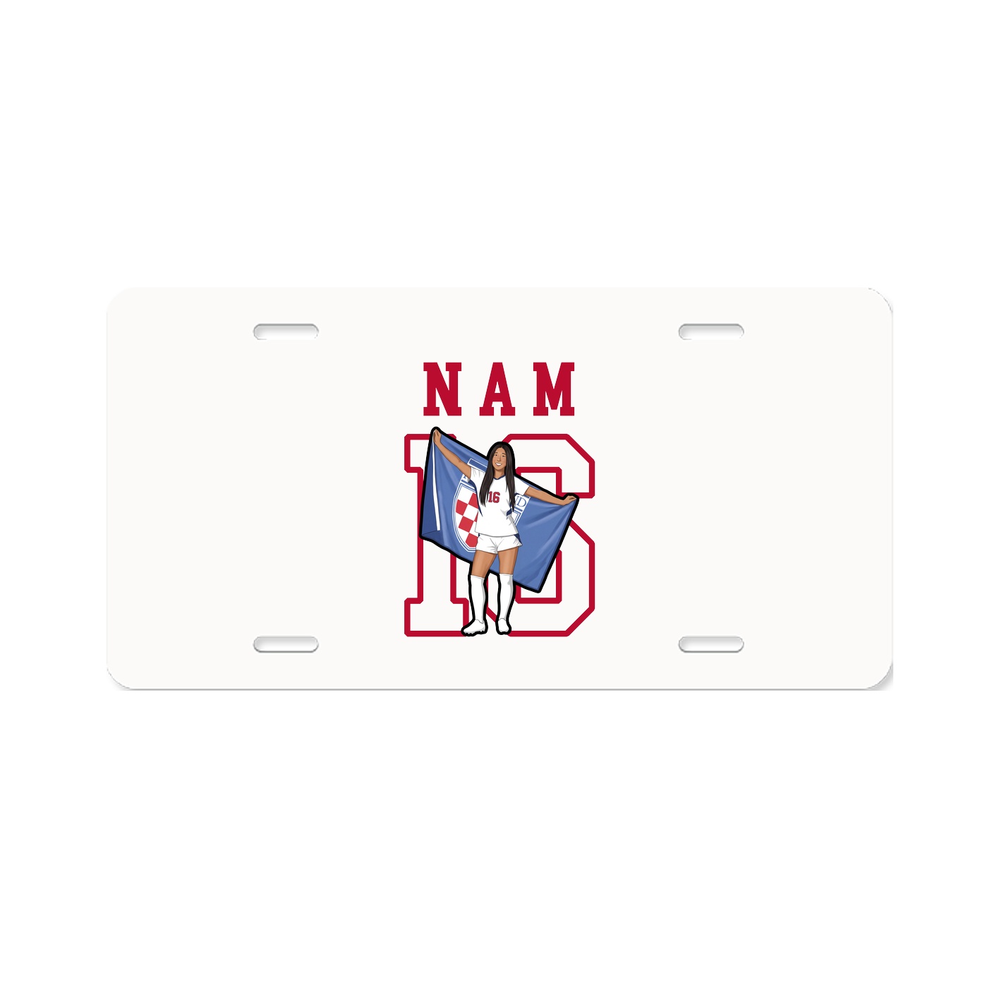 License Plate — Shirsey in Classic