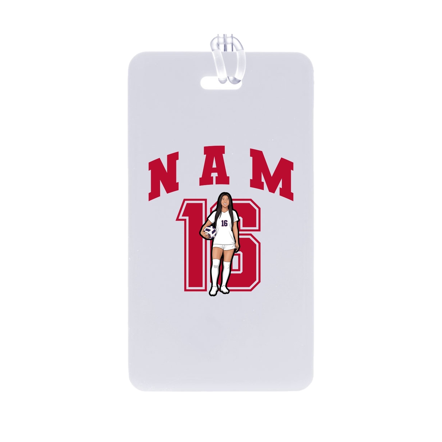Bag Tag — Number in Classic