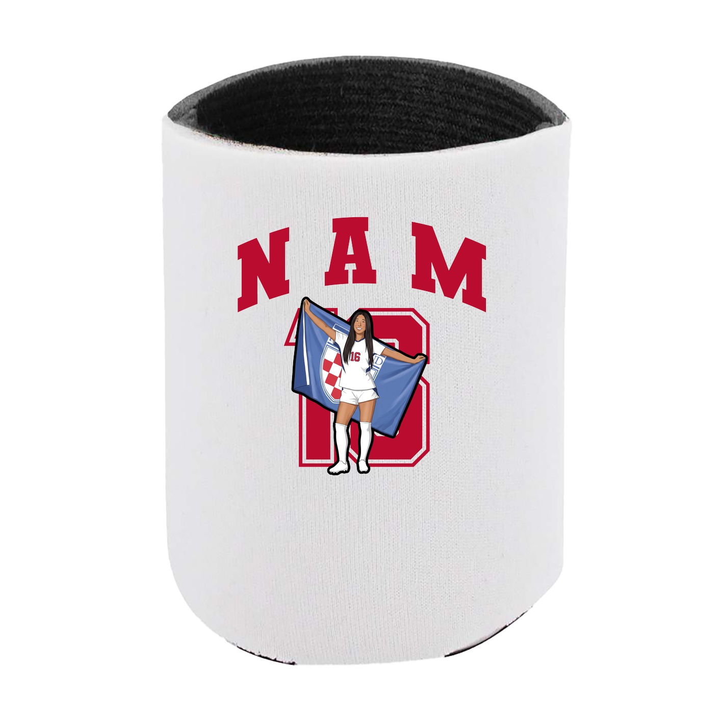 Can Holder — Number in White