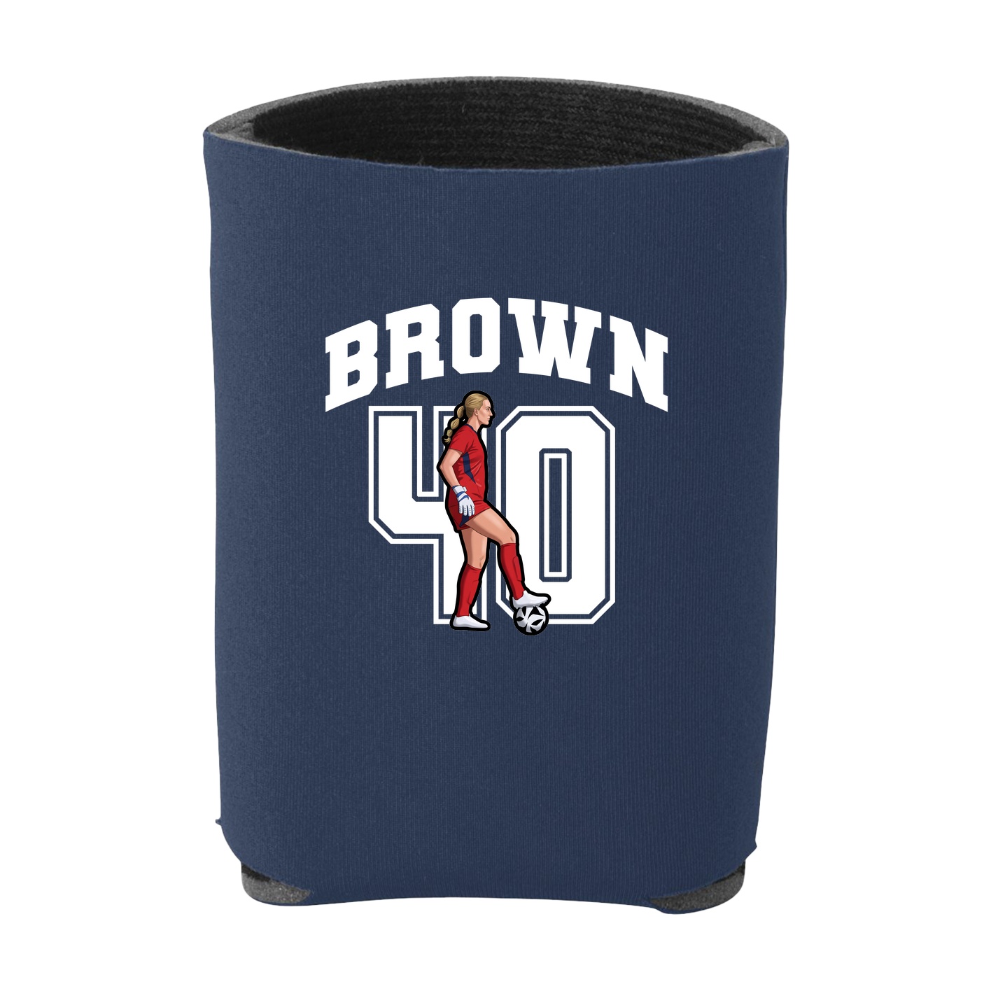 Can Holder — Number in Navy