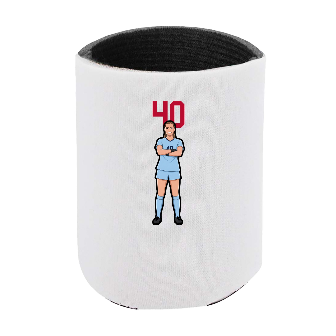 Can Holder — Number Top in White