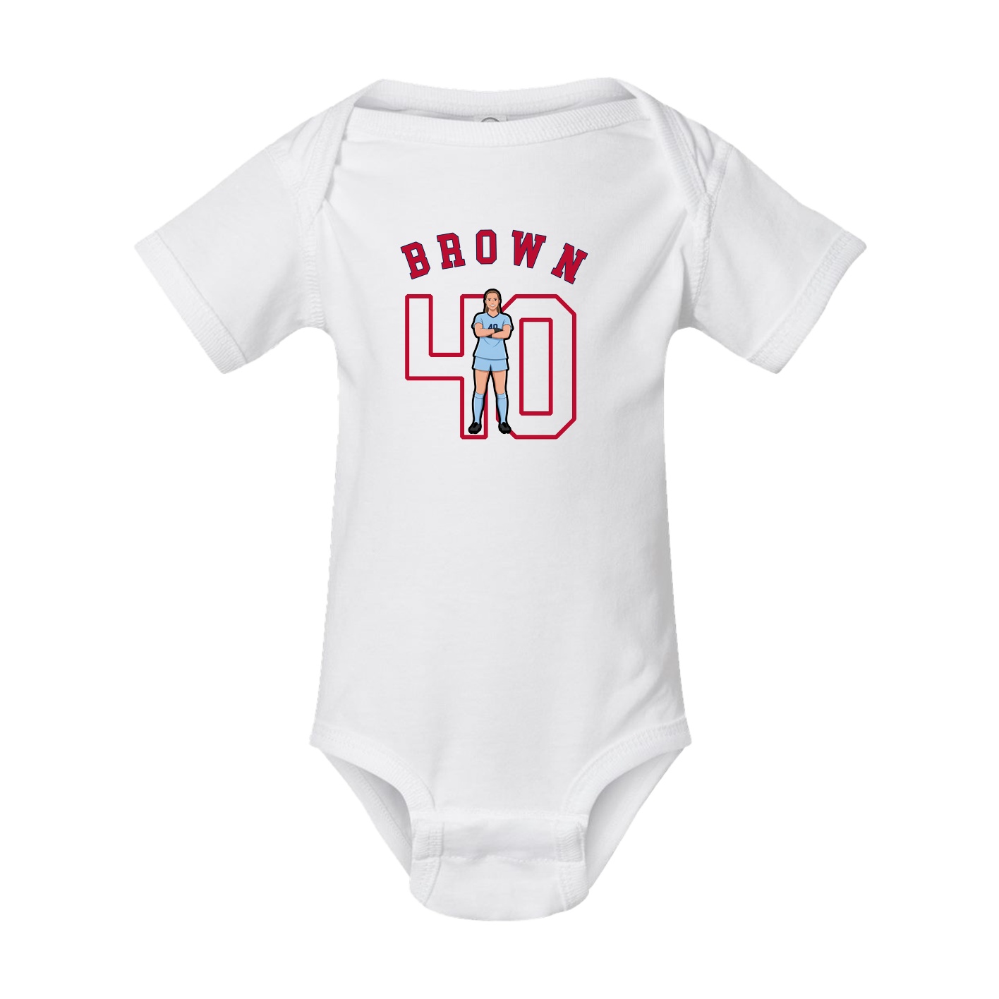 Baby Onesie — Shirsey Arch in White