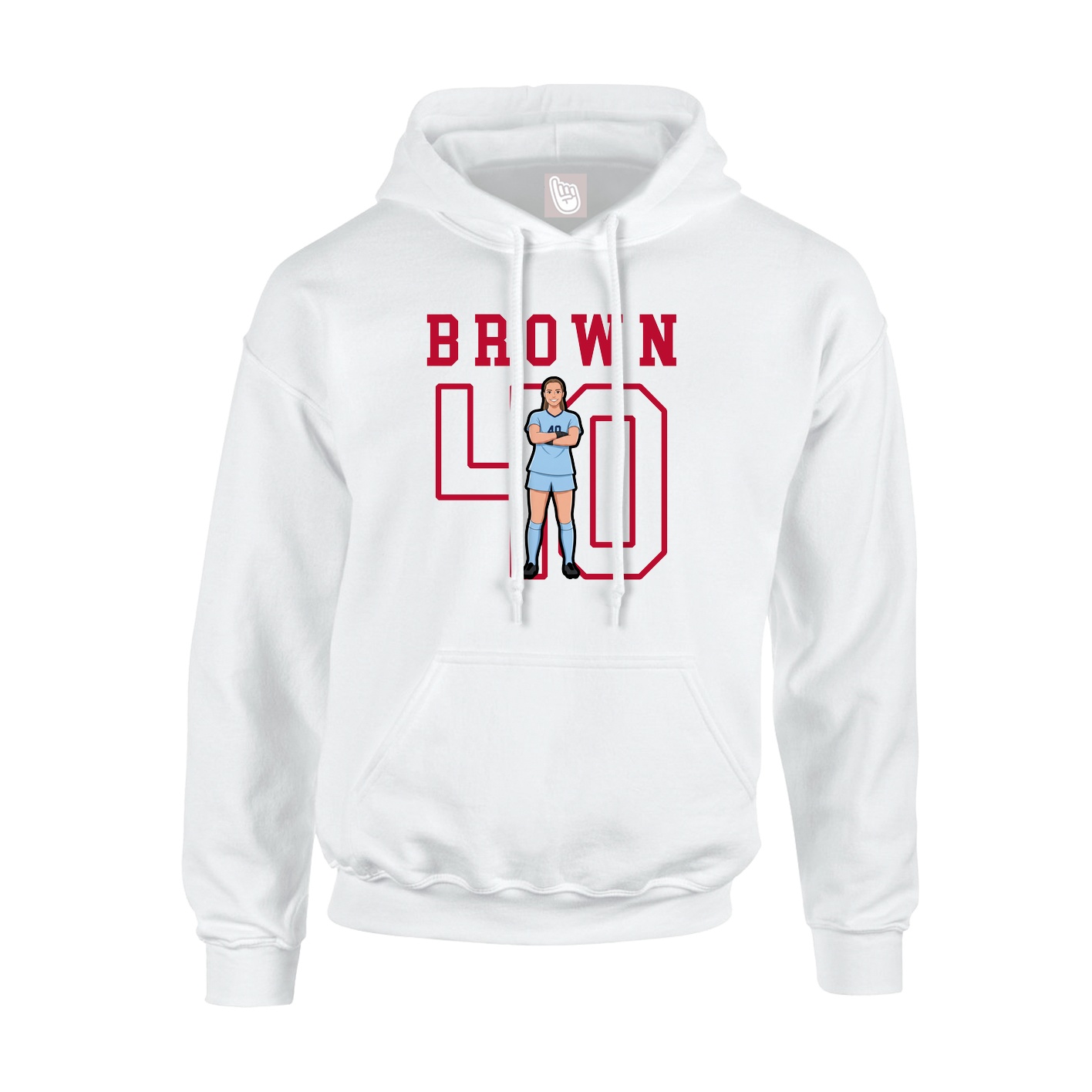 Youth Hoodie — Shirsey in White