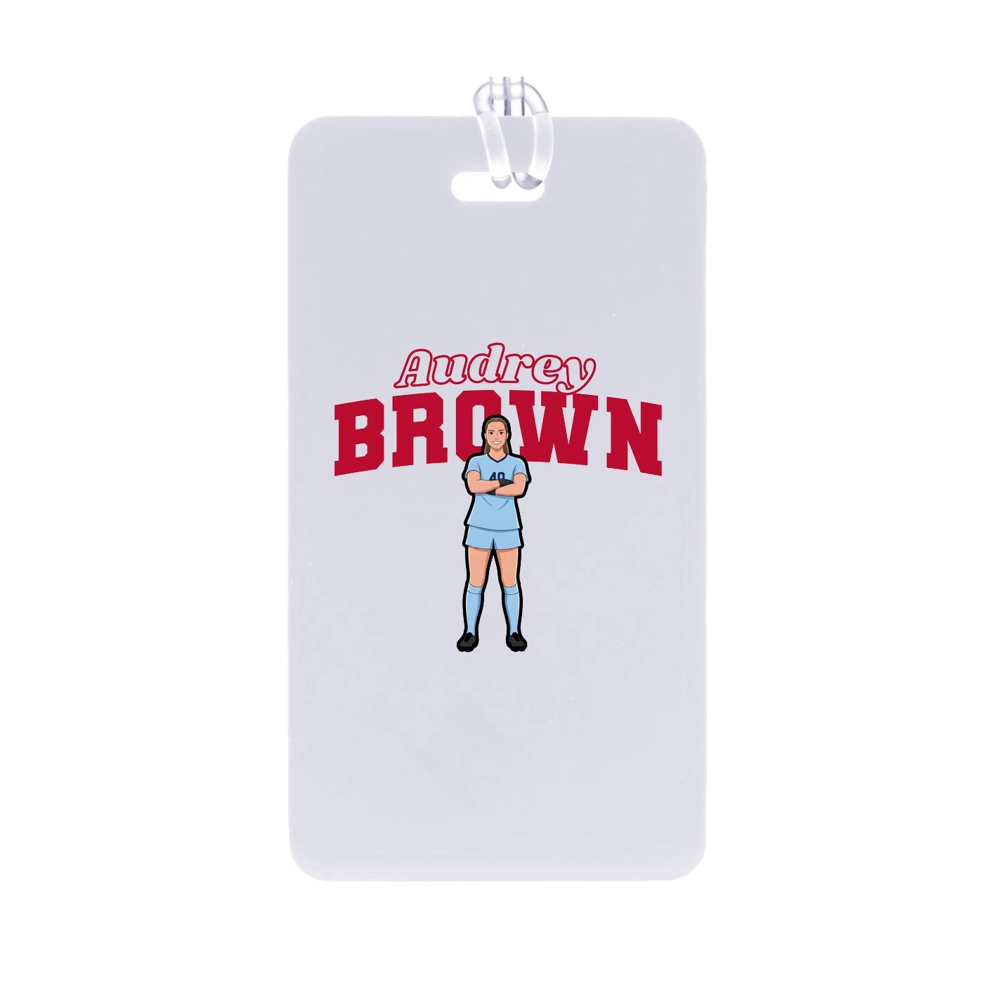 Bag Tag — Name Arch in Classic
