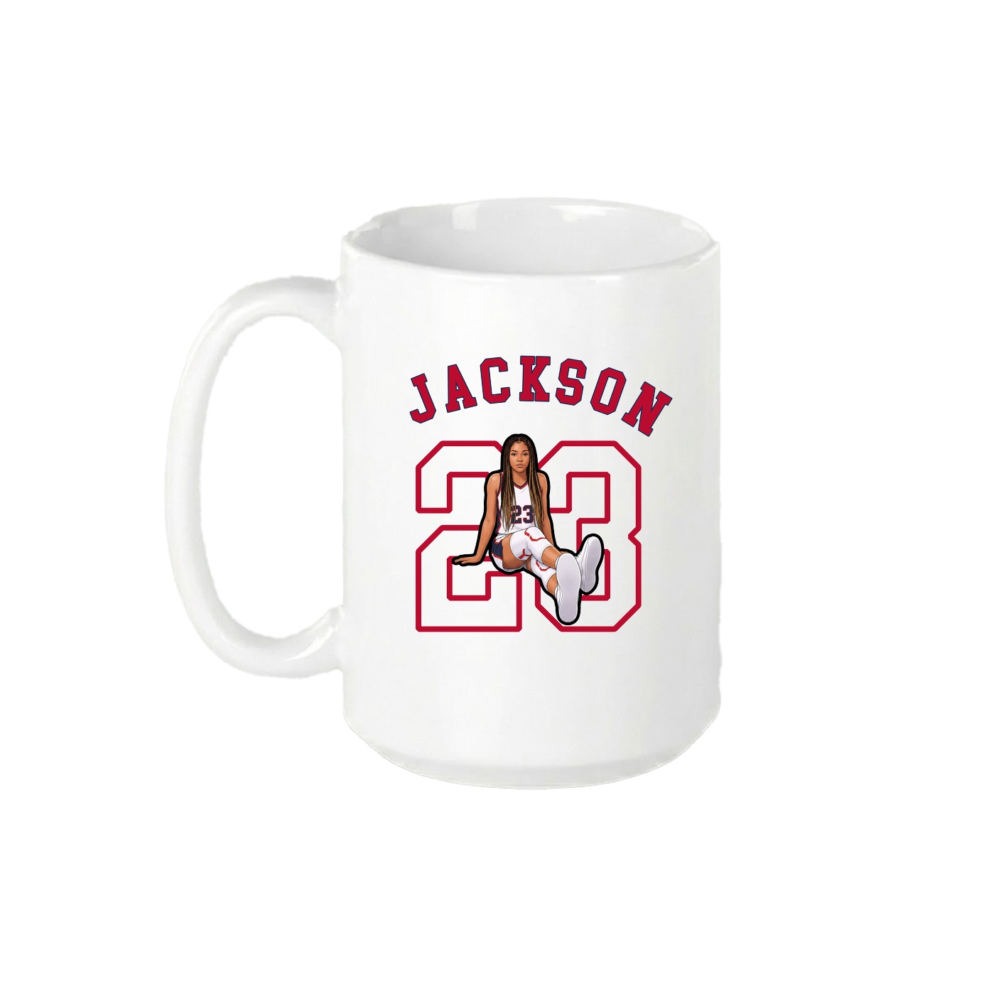 15oz Coffee Mug — Shirsey Arch in White