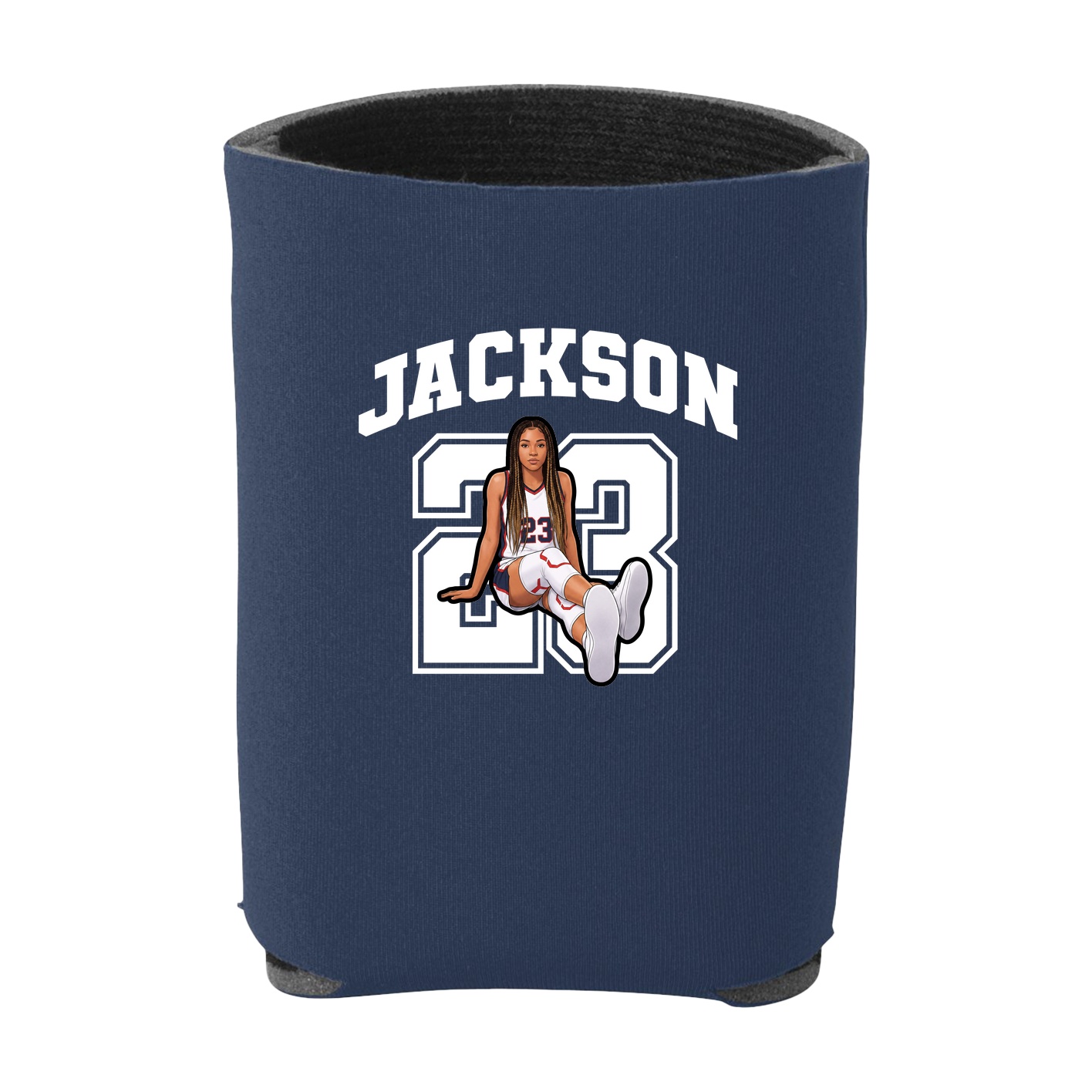 Can Holder — Number in Navy