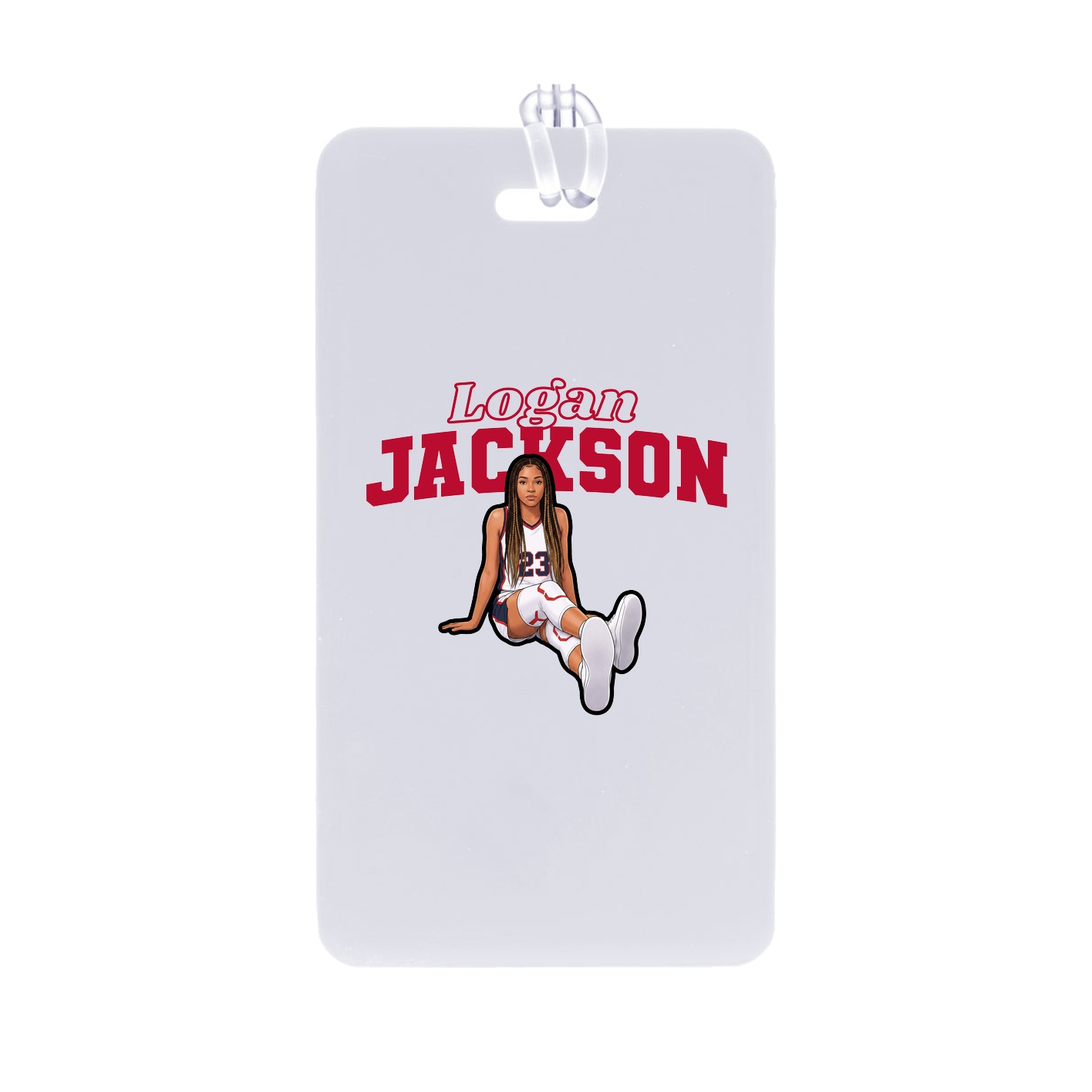 Bag Tag — Name Arch in Classic