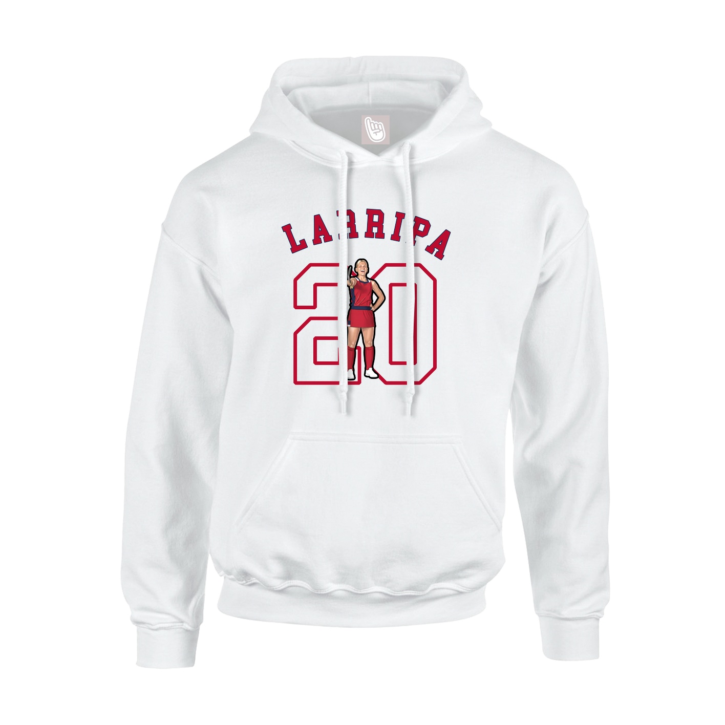 Hoodie — Shirsey Arch in White