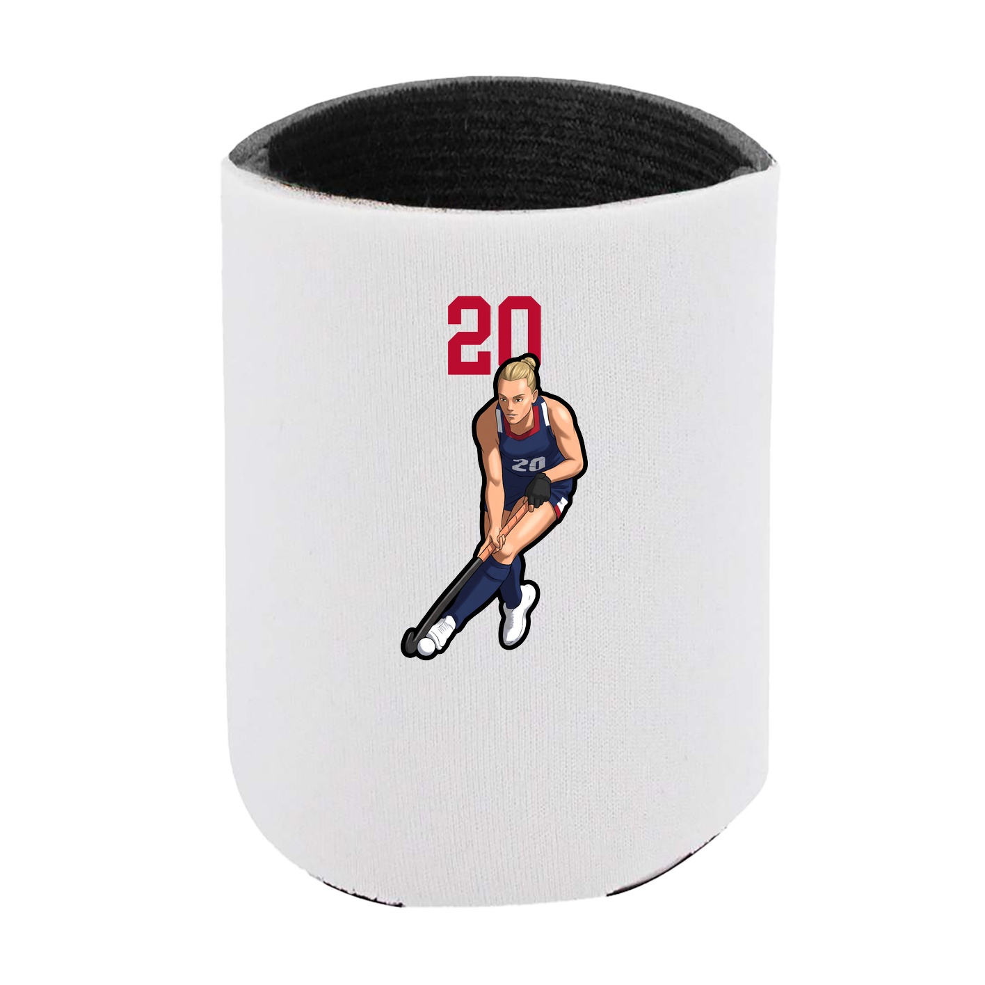 Can Holder — Number Top in White
