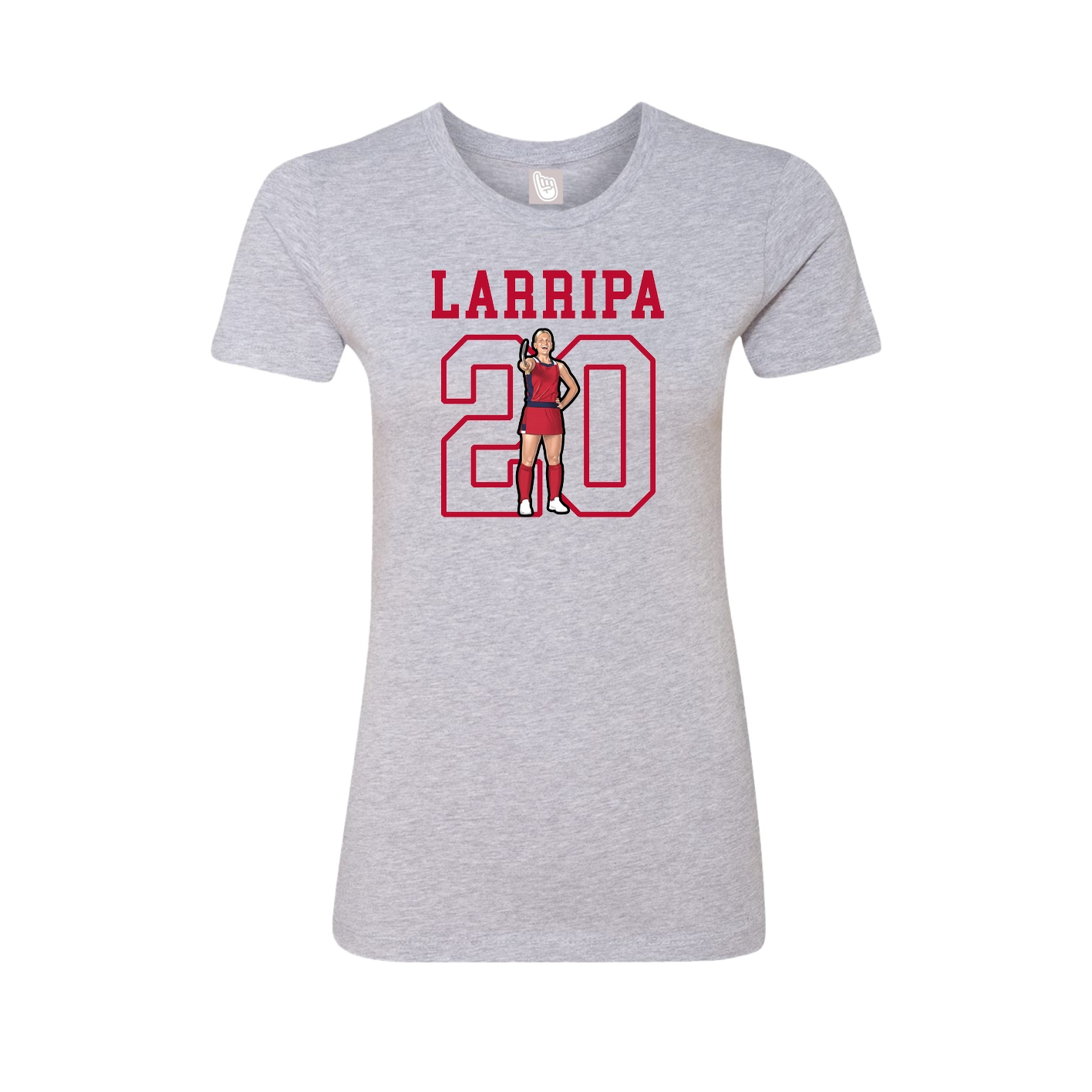 Fitted Women's Tee — Shirsey in Grey