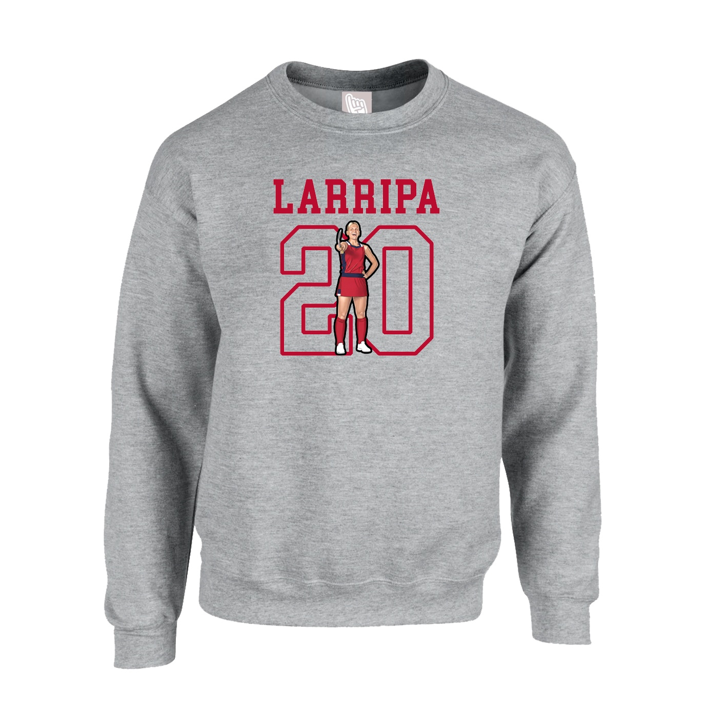 Fleece Crew — Shirsey in Grey