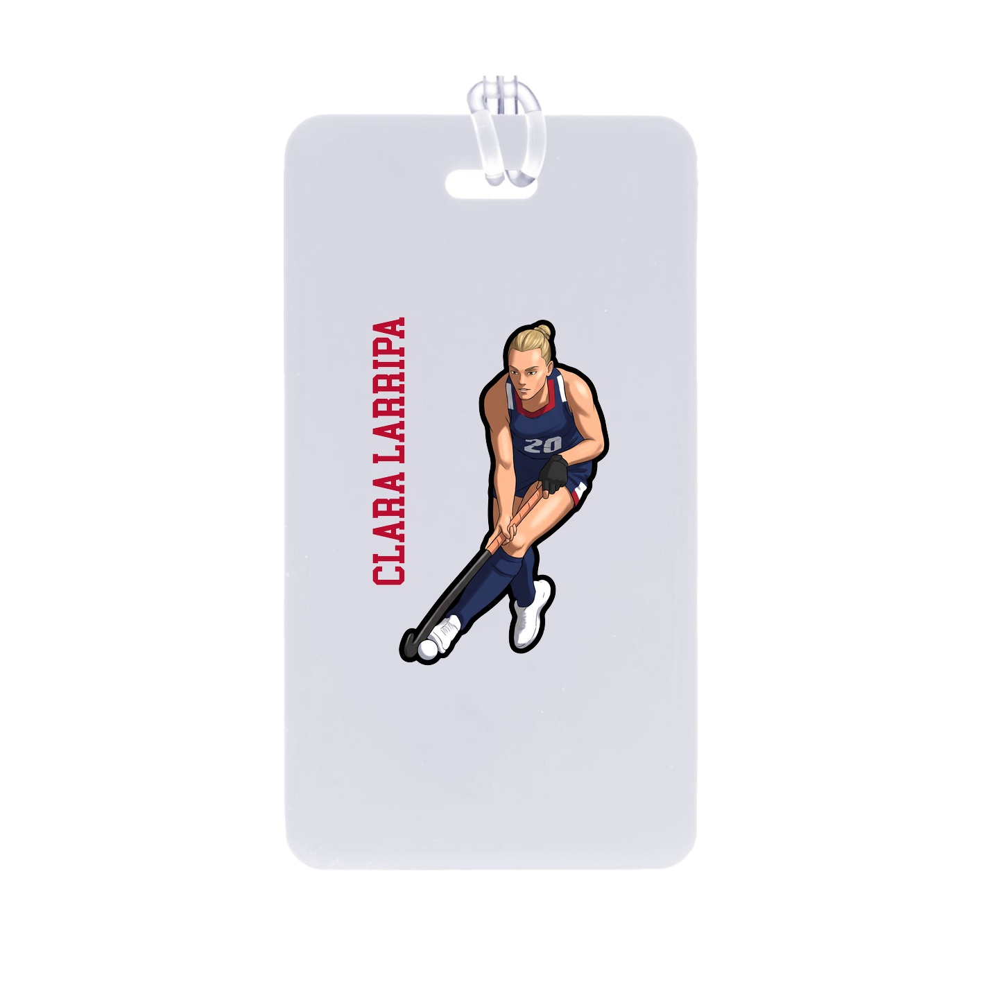 Bag Tag — Name Vertical in Classic