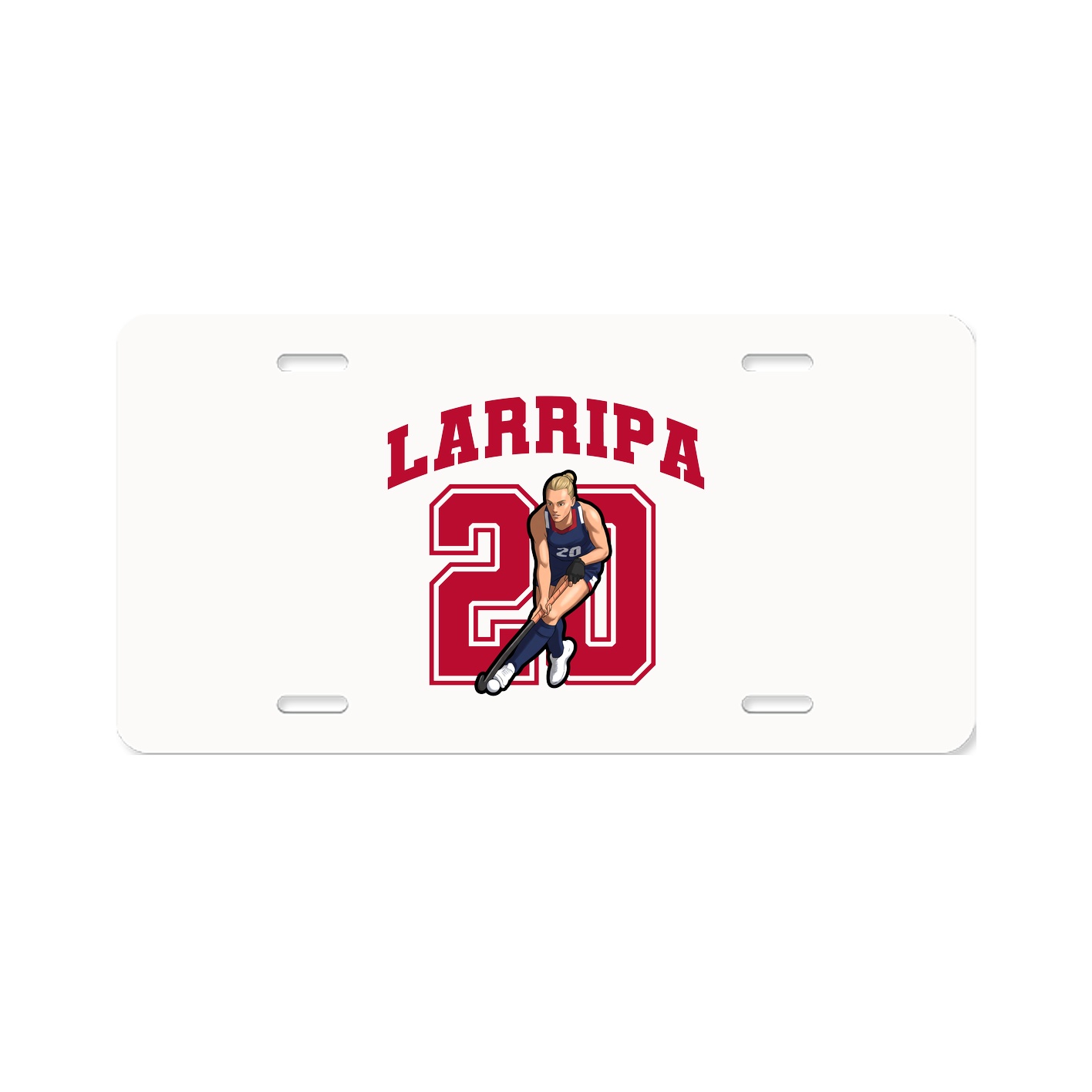 License Plate — Number in Classic