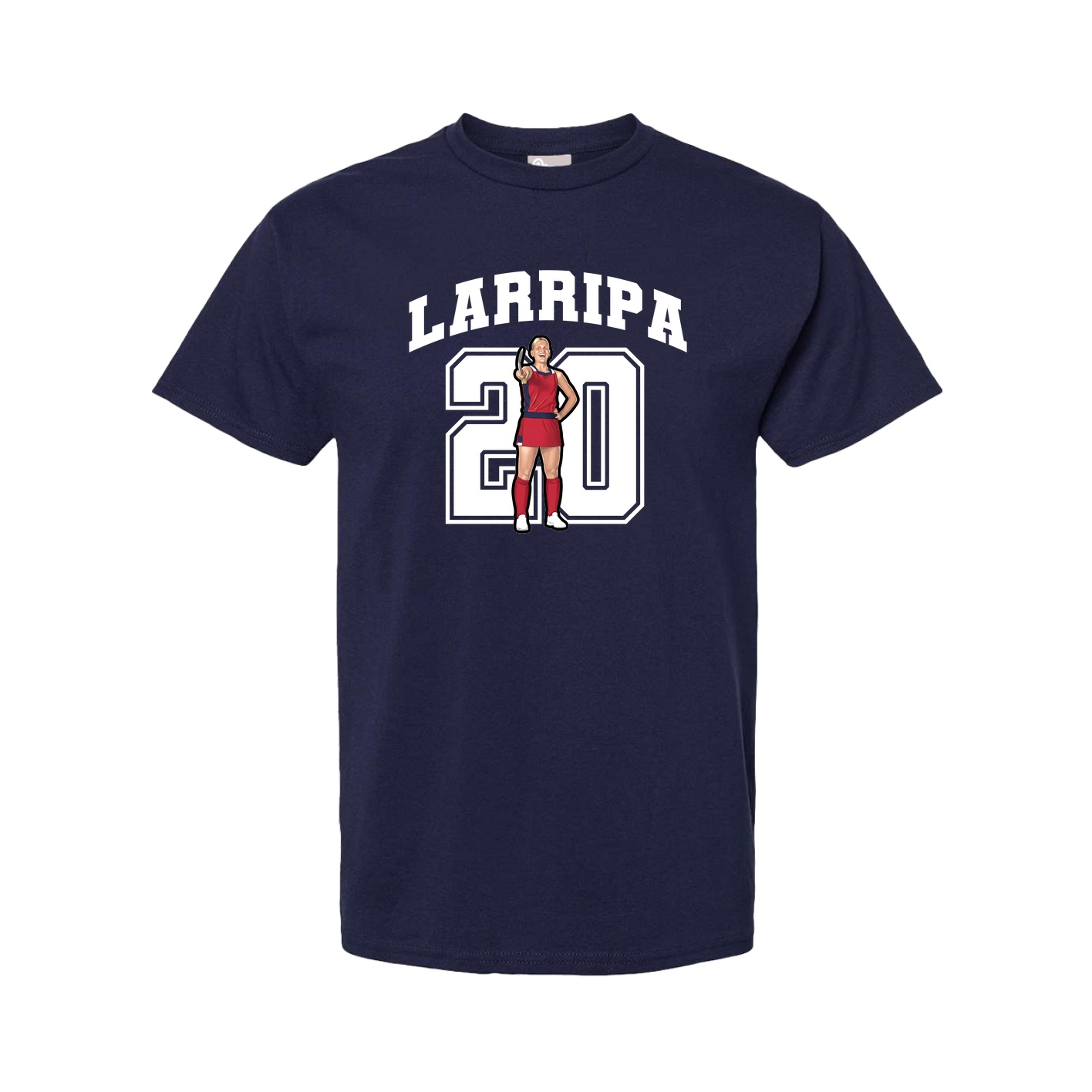 Tee — Number in Navy