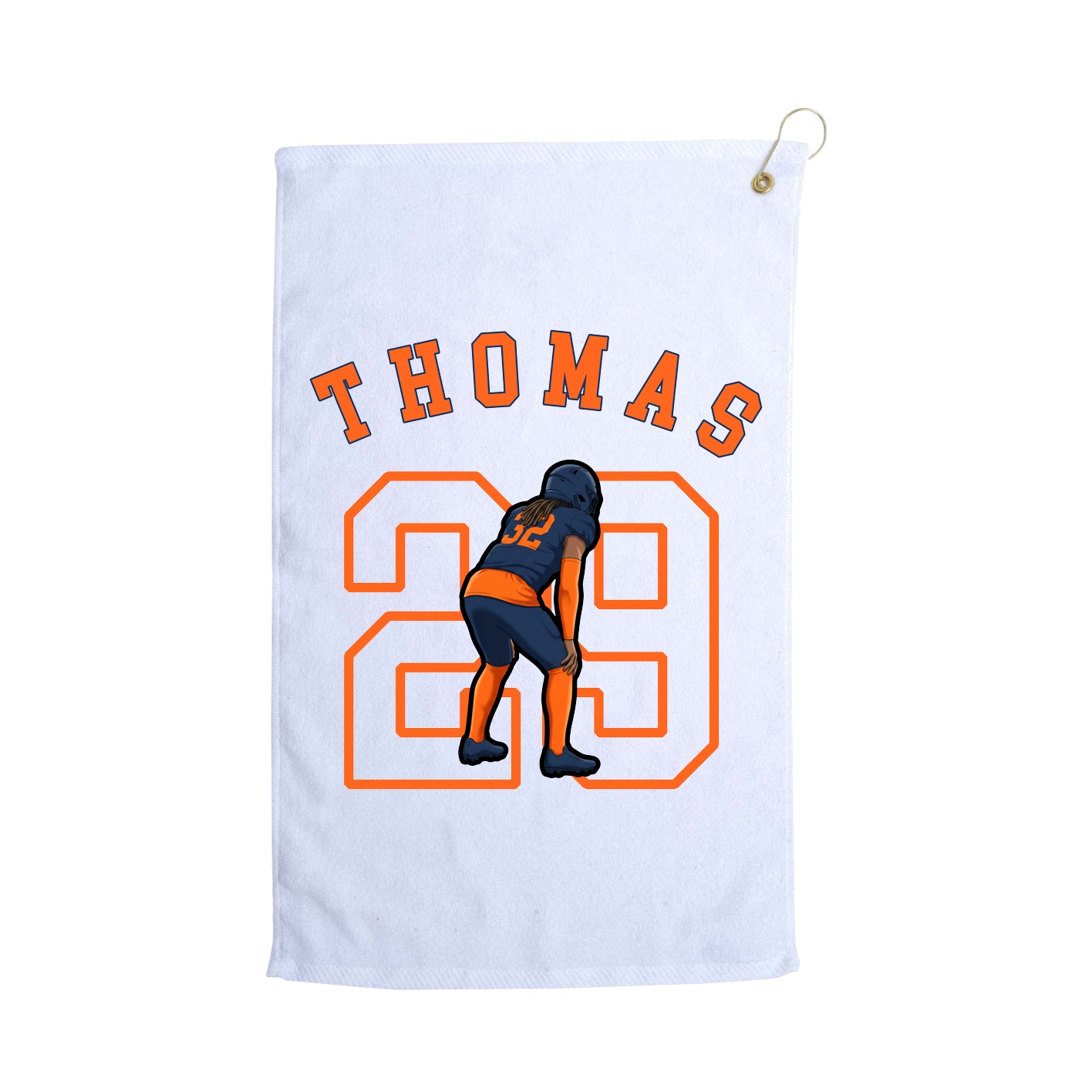 Golf Towel — Shirsey Arch in White
