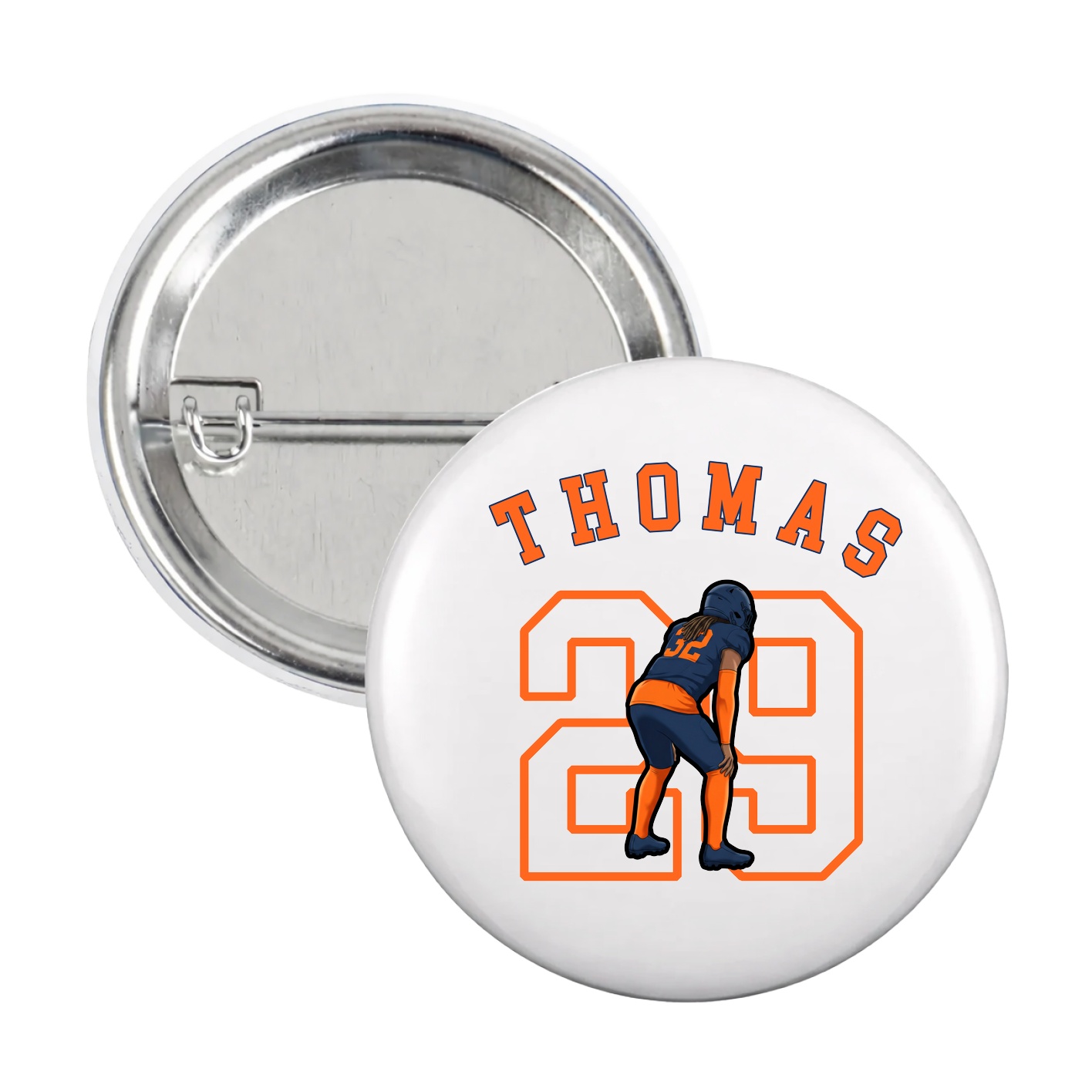 Game Day Button — Shirsey Arch in White