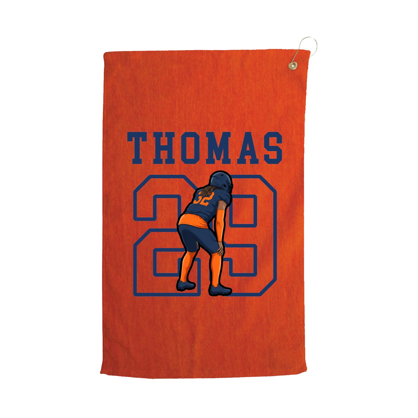 Golf Towel — Shirsey in Orange
