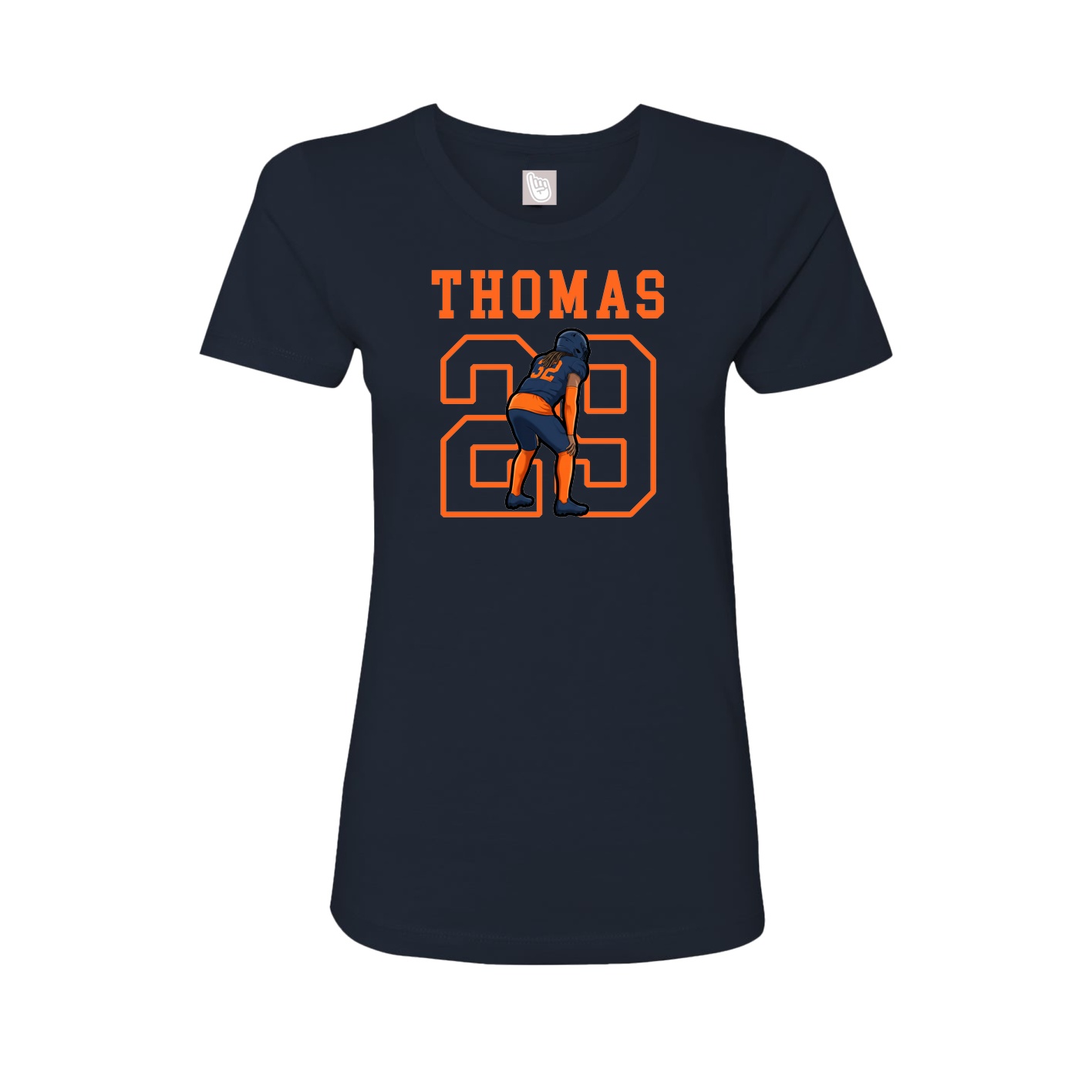 Fitted Women's Tee — Shirsey in Navy