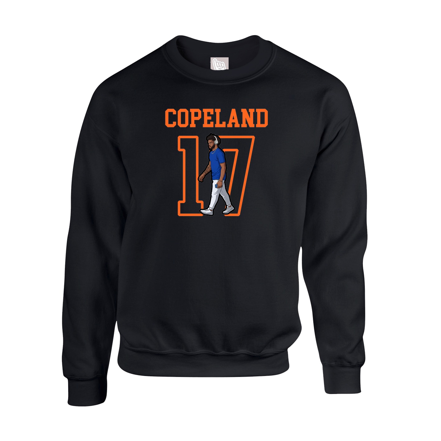 Fleece Crew — Shirsey in Black