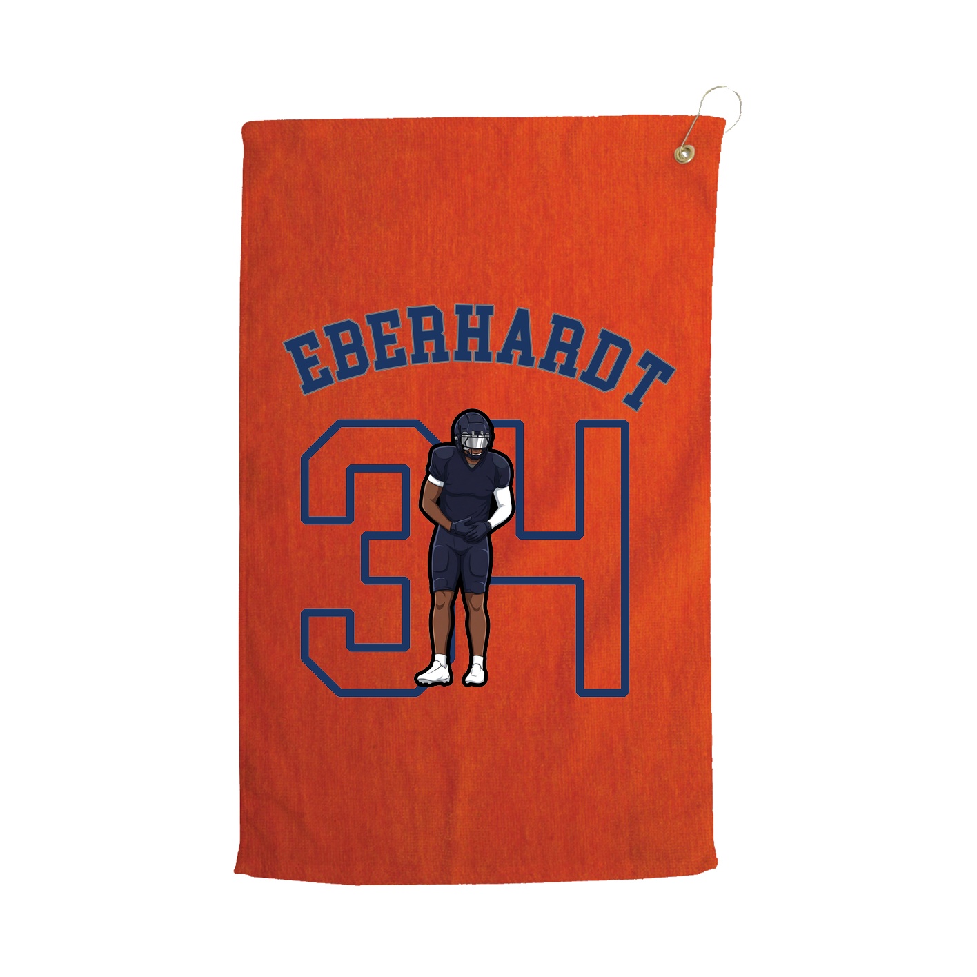 Golf Towel — Shirsey Arch in Orange