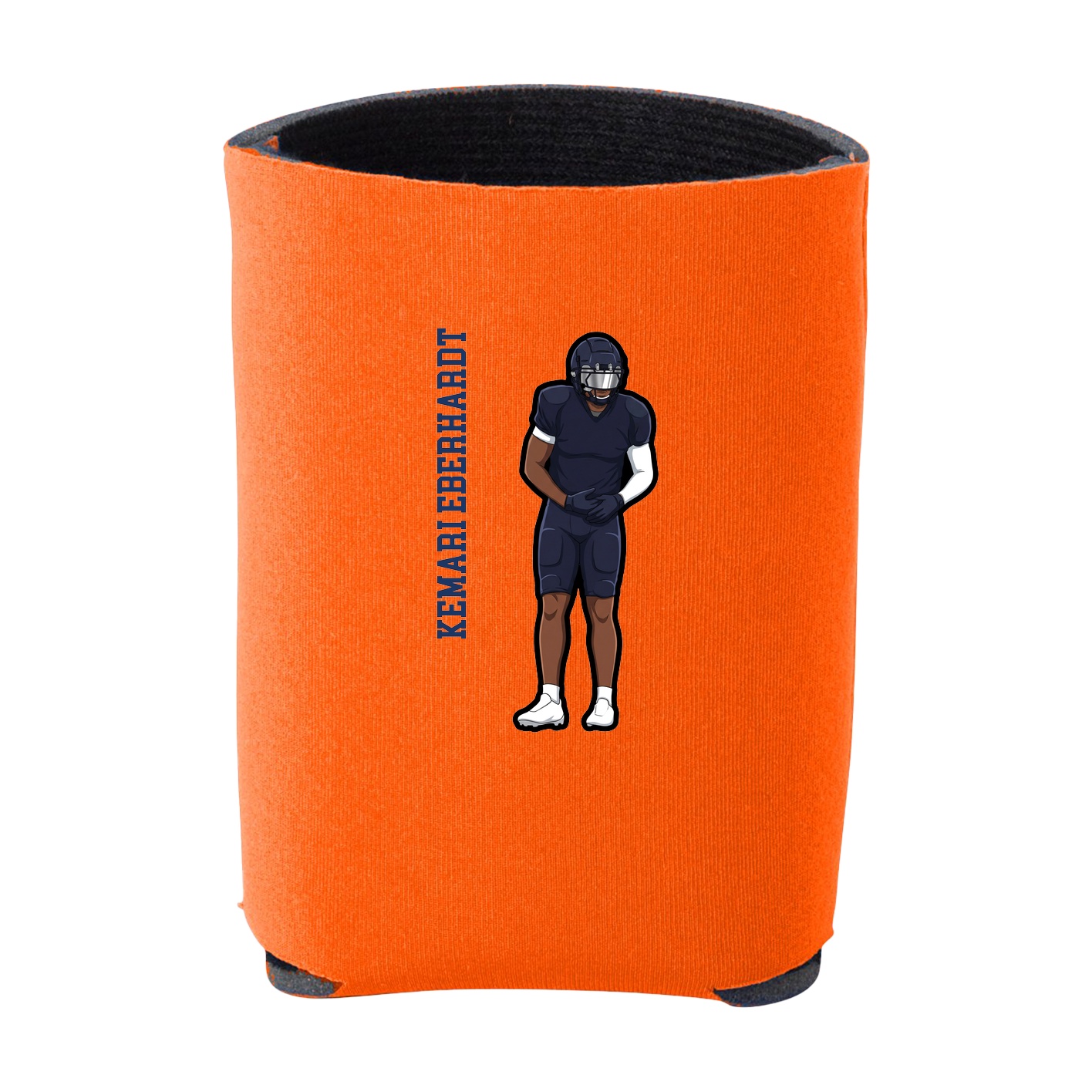 Can Holder — Name Vertical in Orange