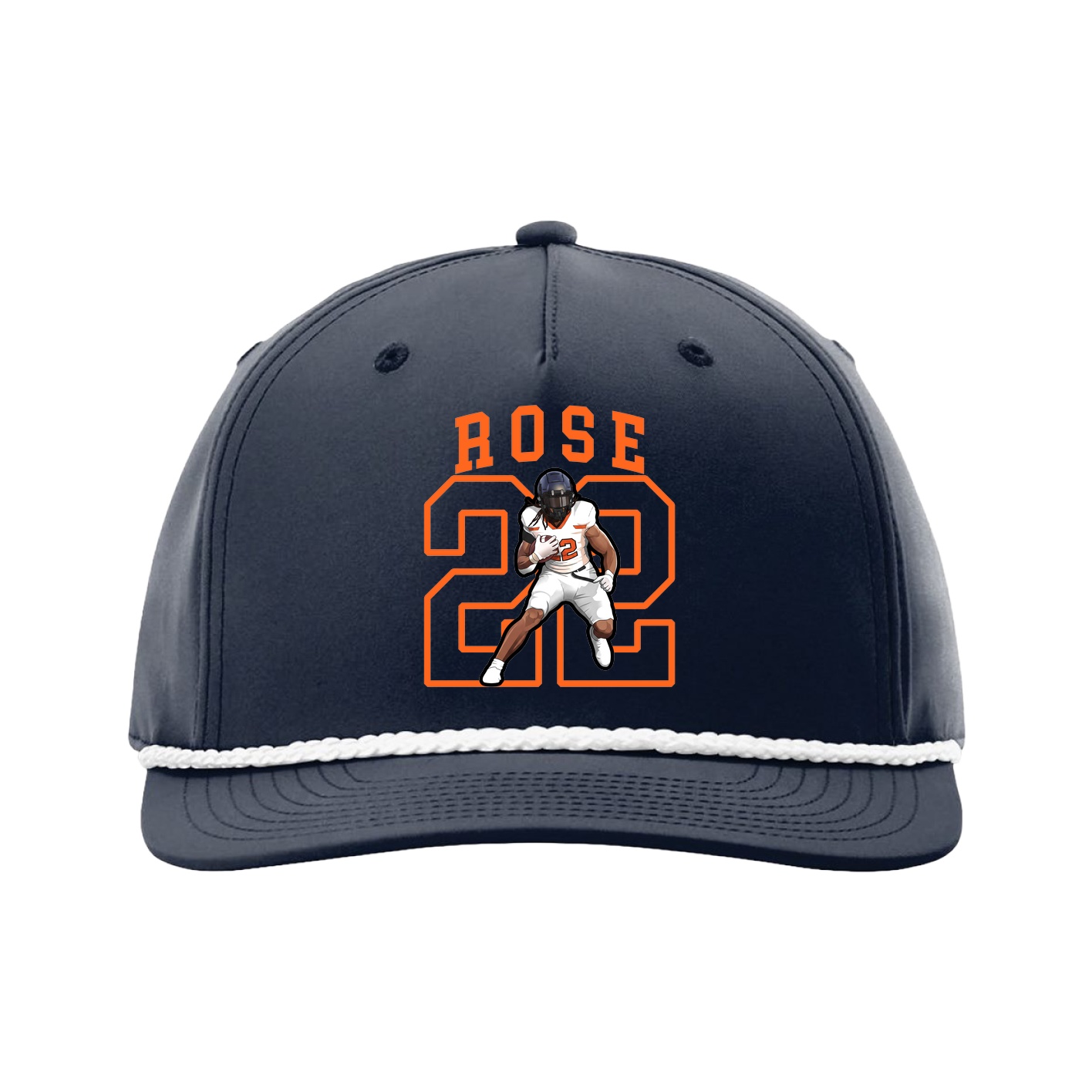 Five-Panel Classic Rope Cap — Shirsey in Navy