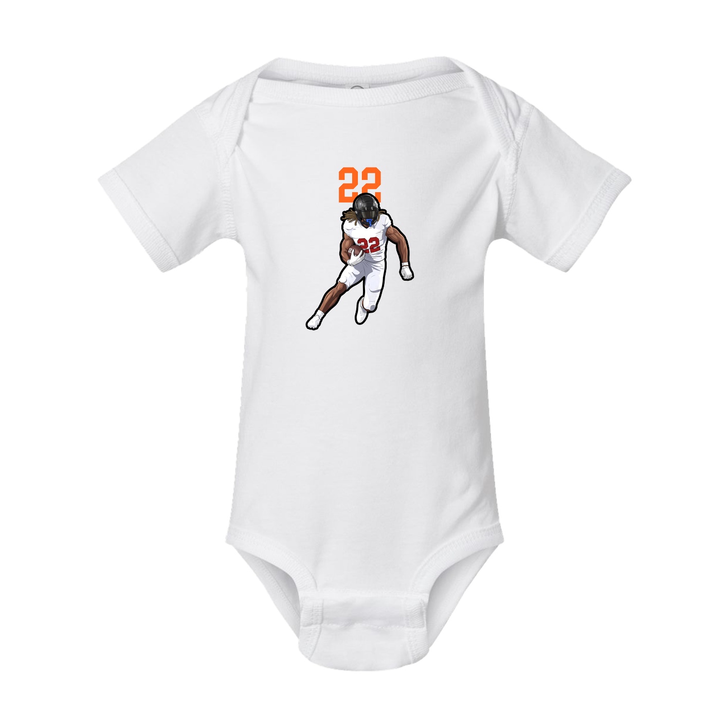 Baby Onesie — Number Top in White