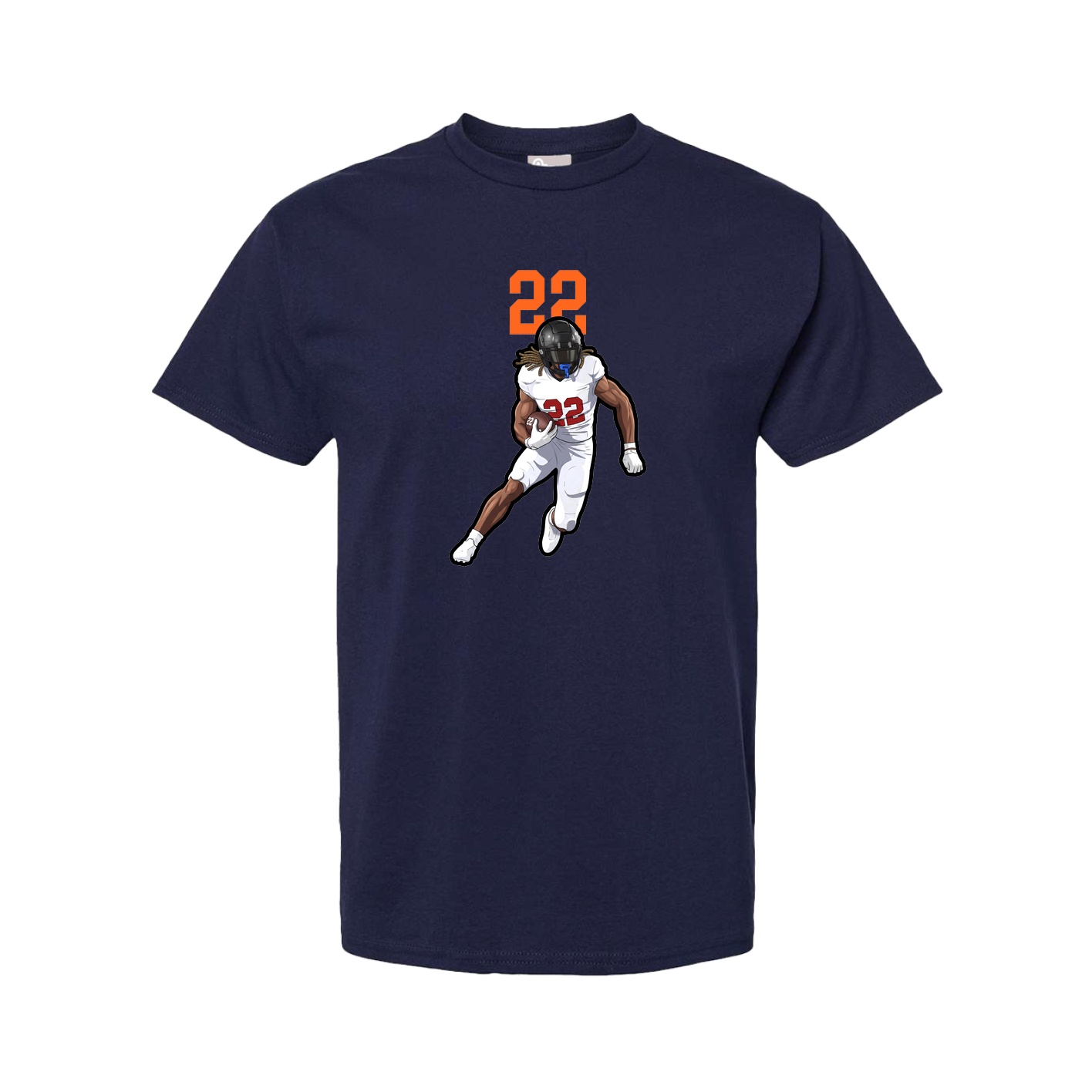Youth Tee — Number Top in Navy