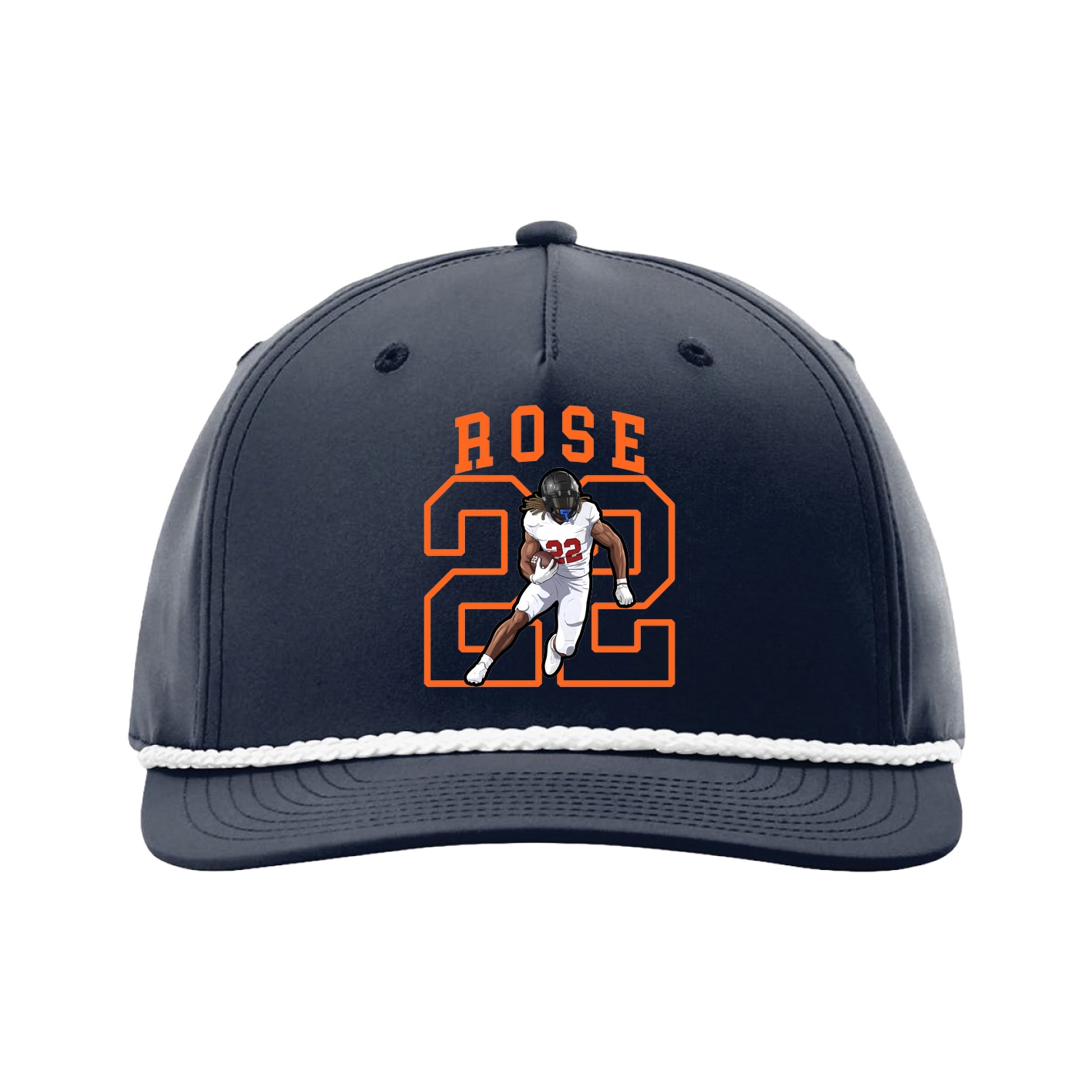 Five-Panel Classic Rope Cap — Shirsey in Navy