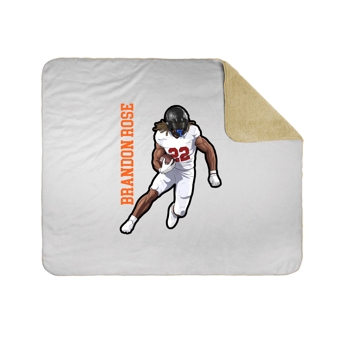 50x60 Sherpa Lined Throw Blanket