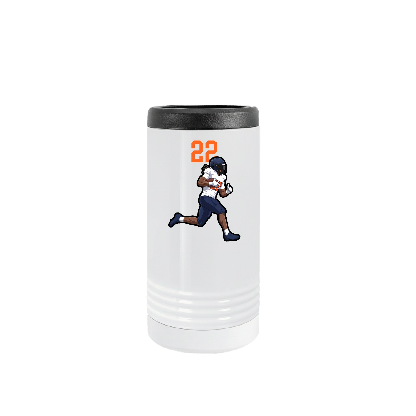 Slim Beverage Holder — Number Top in White