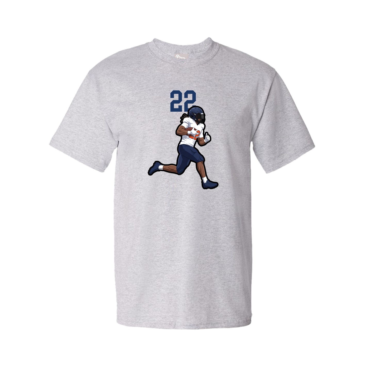 Tee — Number Top in Grey