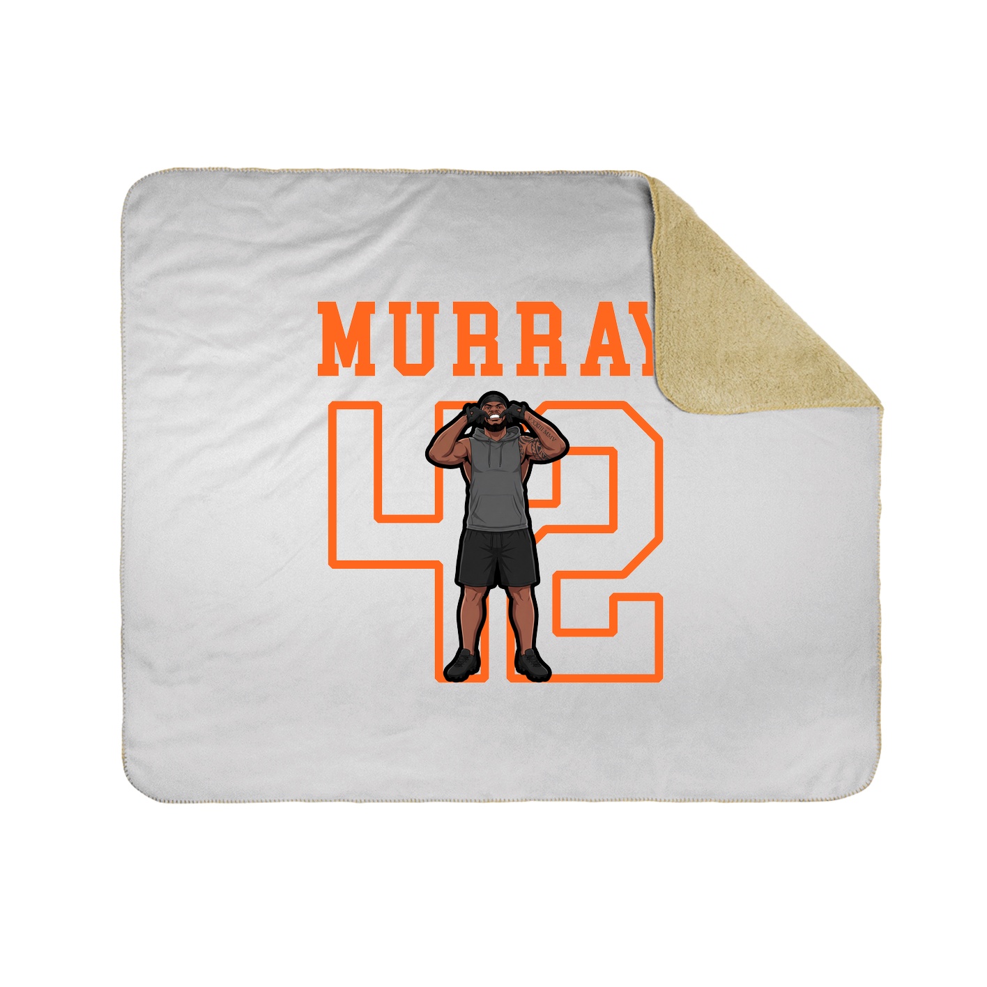 50x60 Sherpa Lined Throw Blanket
