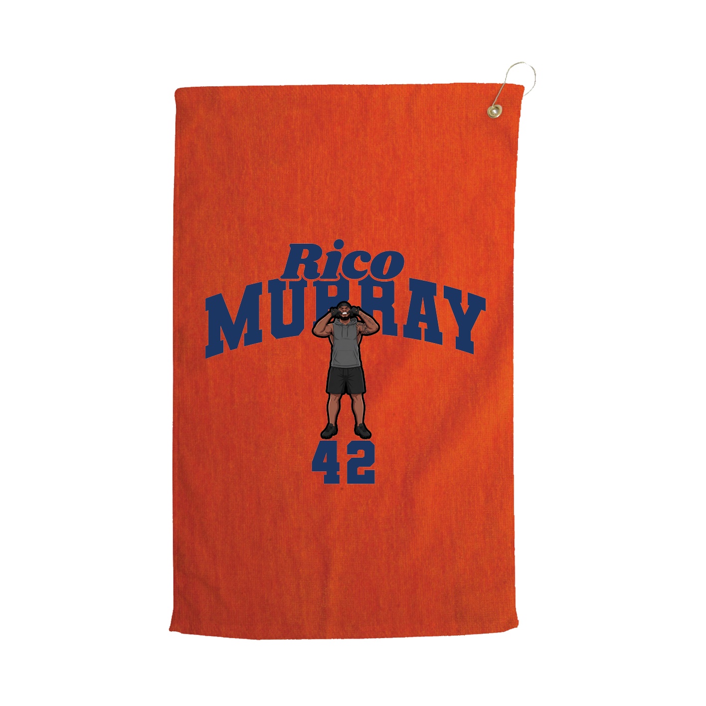 Golf Towel — Signature Arch in Orange