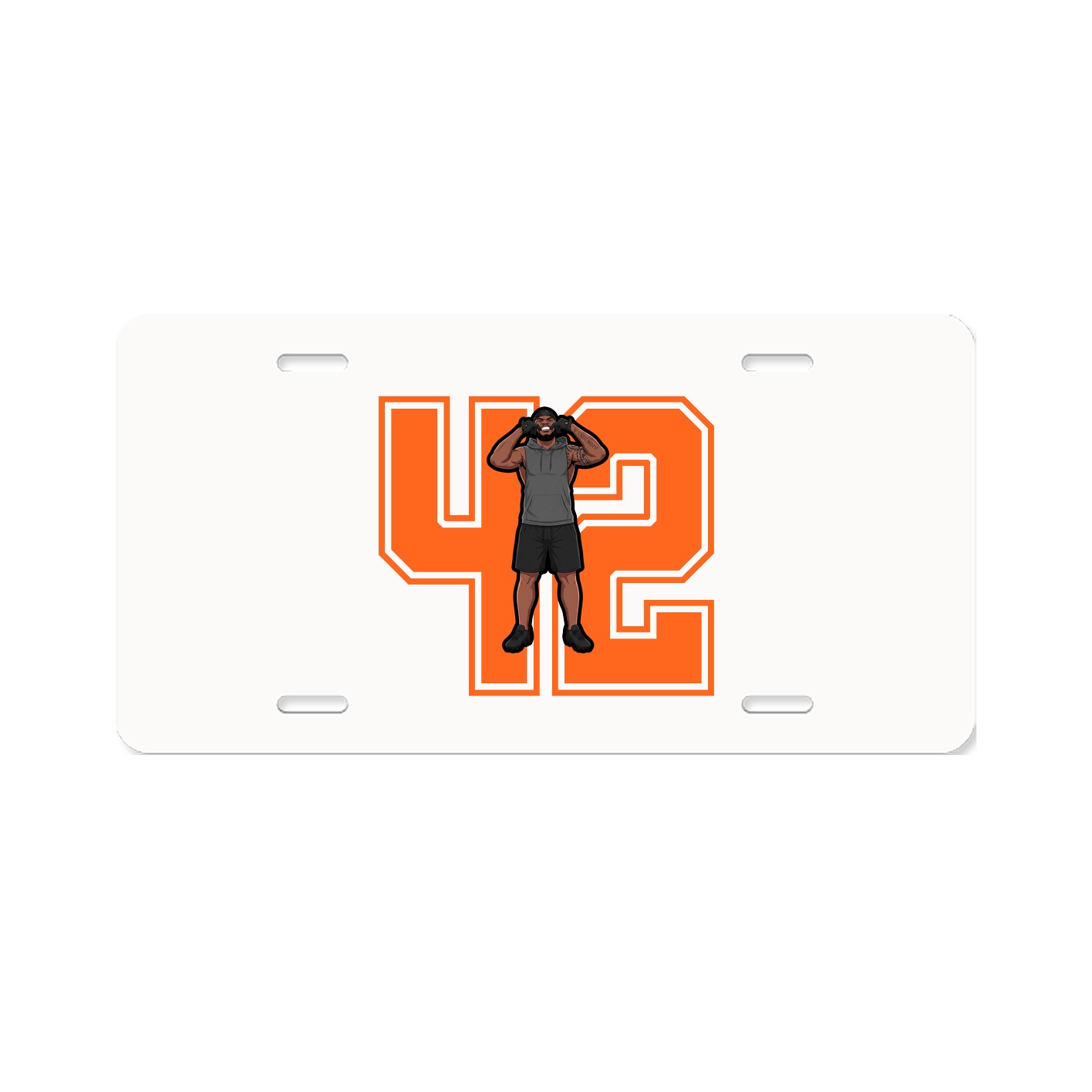License Plate — Number in Classic