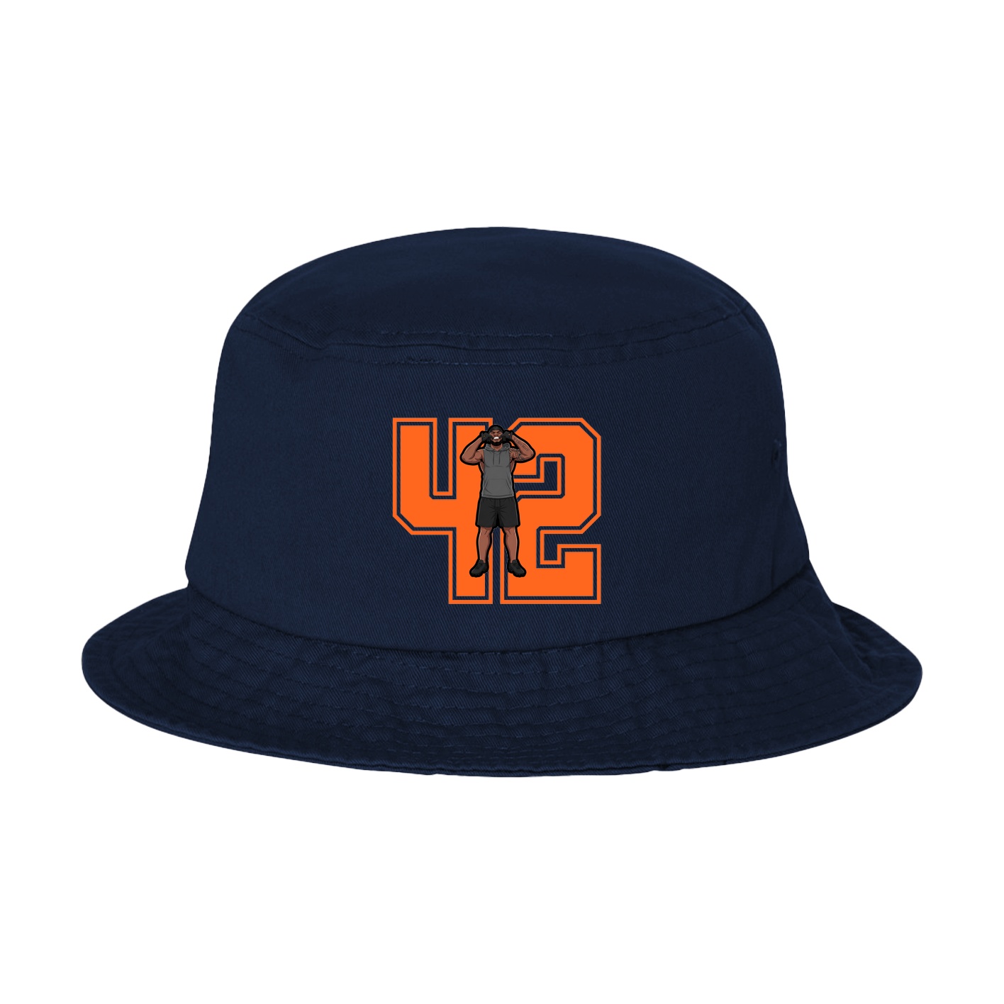 Bucket Cap — Number in Navy