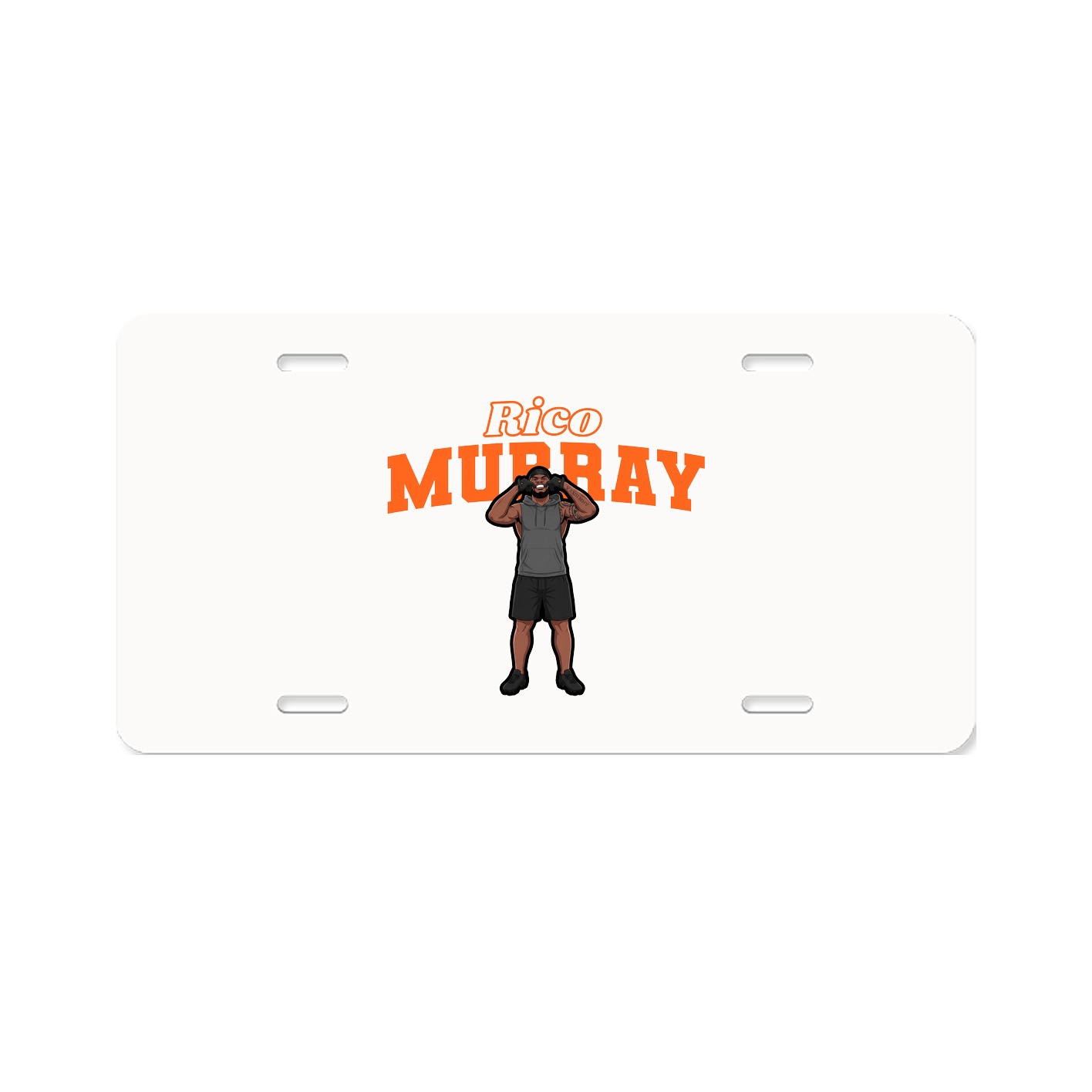 License Plate — Name Arch in Classic