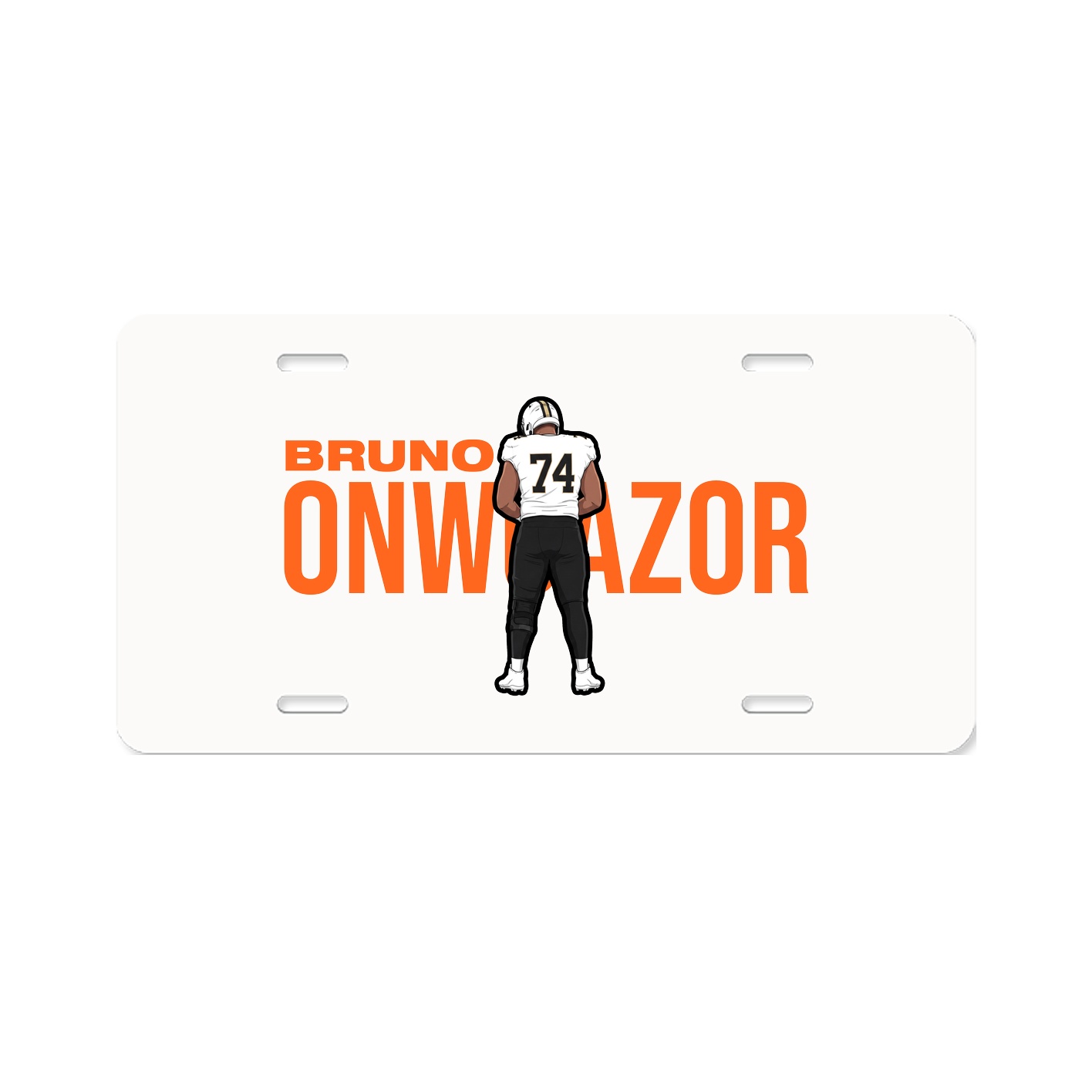 License Plate — Player Name in Classic