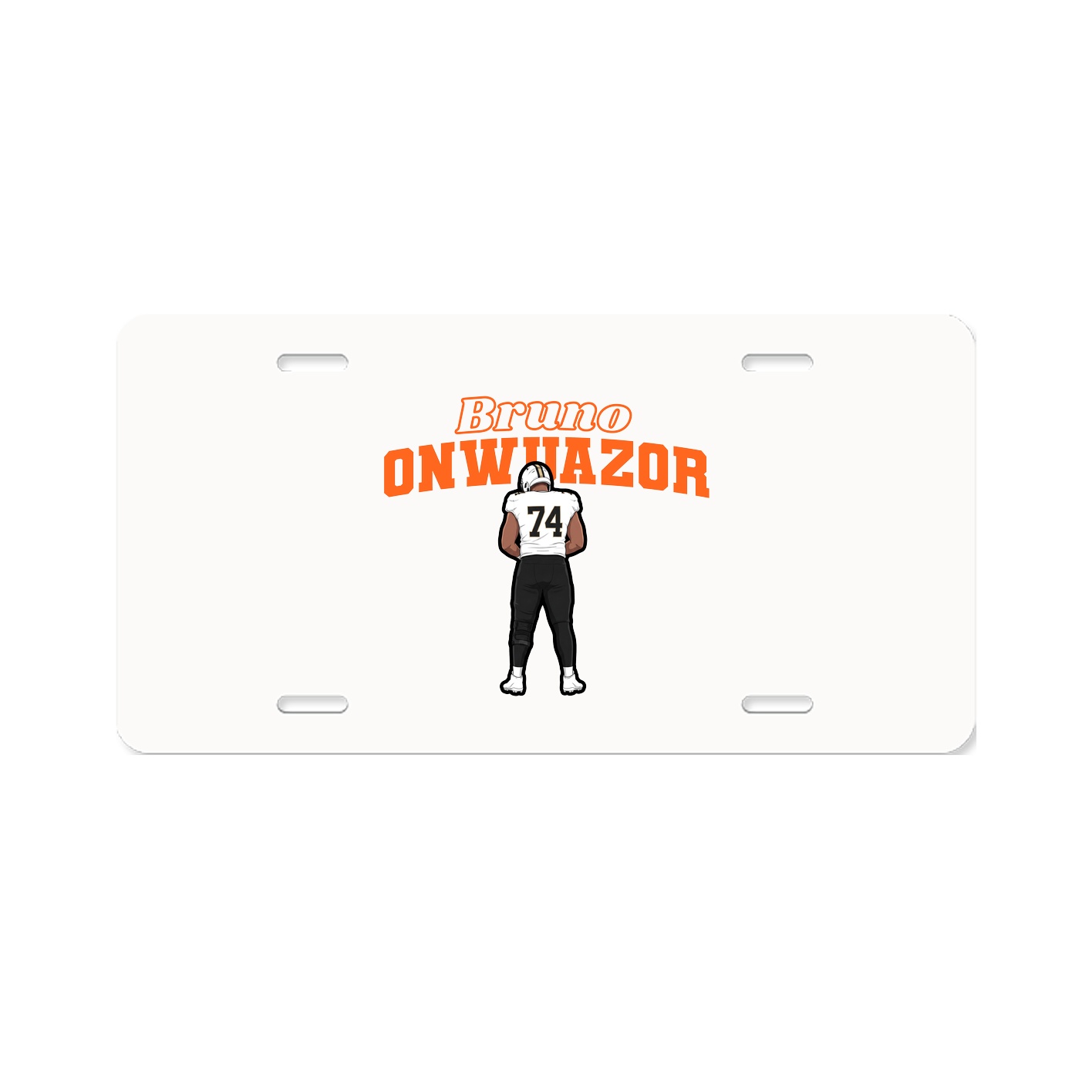 License Plate — Name Arch in Classic