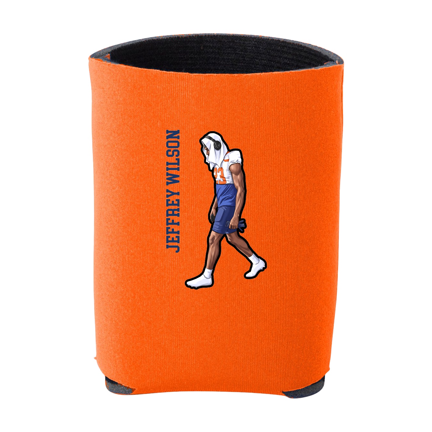 Can Holder — Name Vertical in Orange