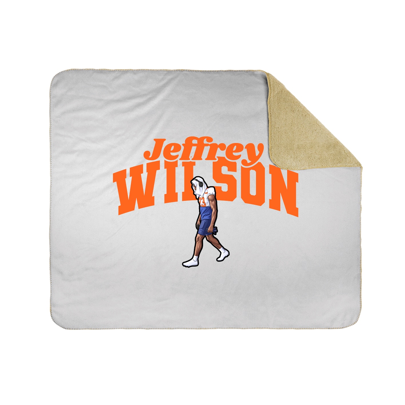 Throw Blanket — Signature Arch in White