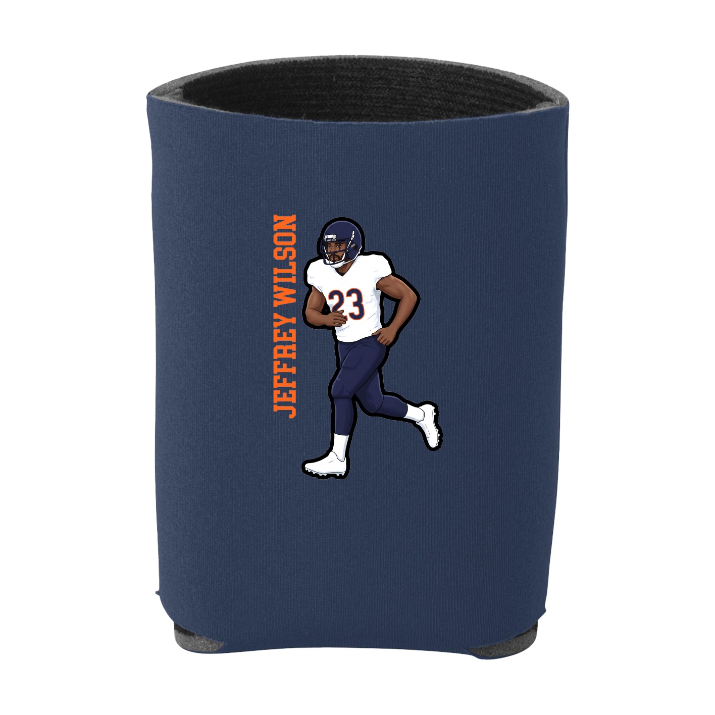Can Holder — Name Vertical in Navy
