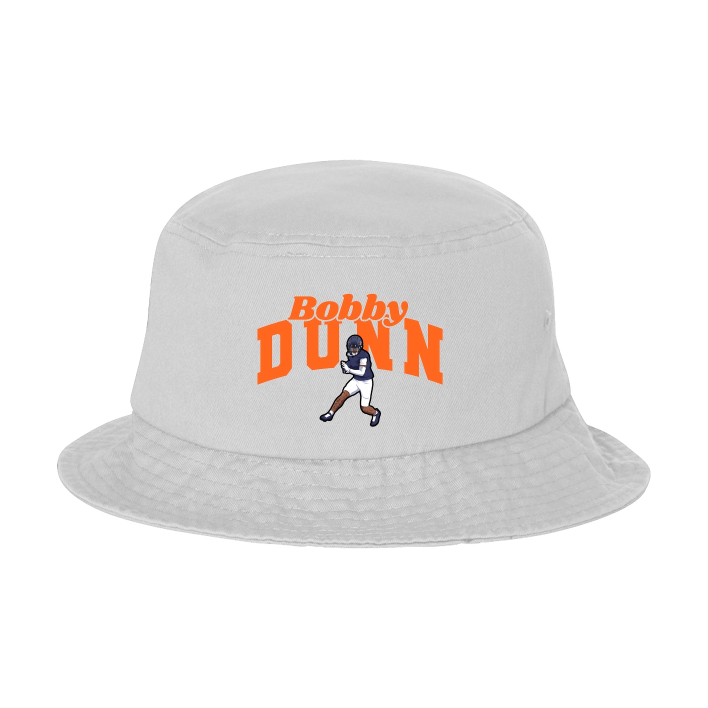 Bucket Cap — Signature Arch in White