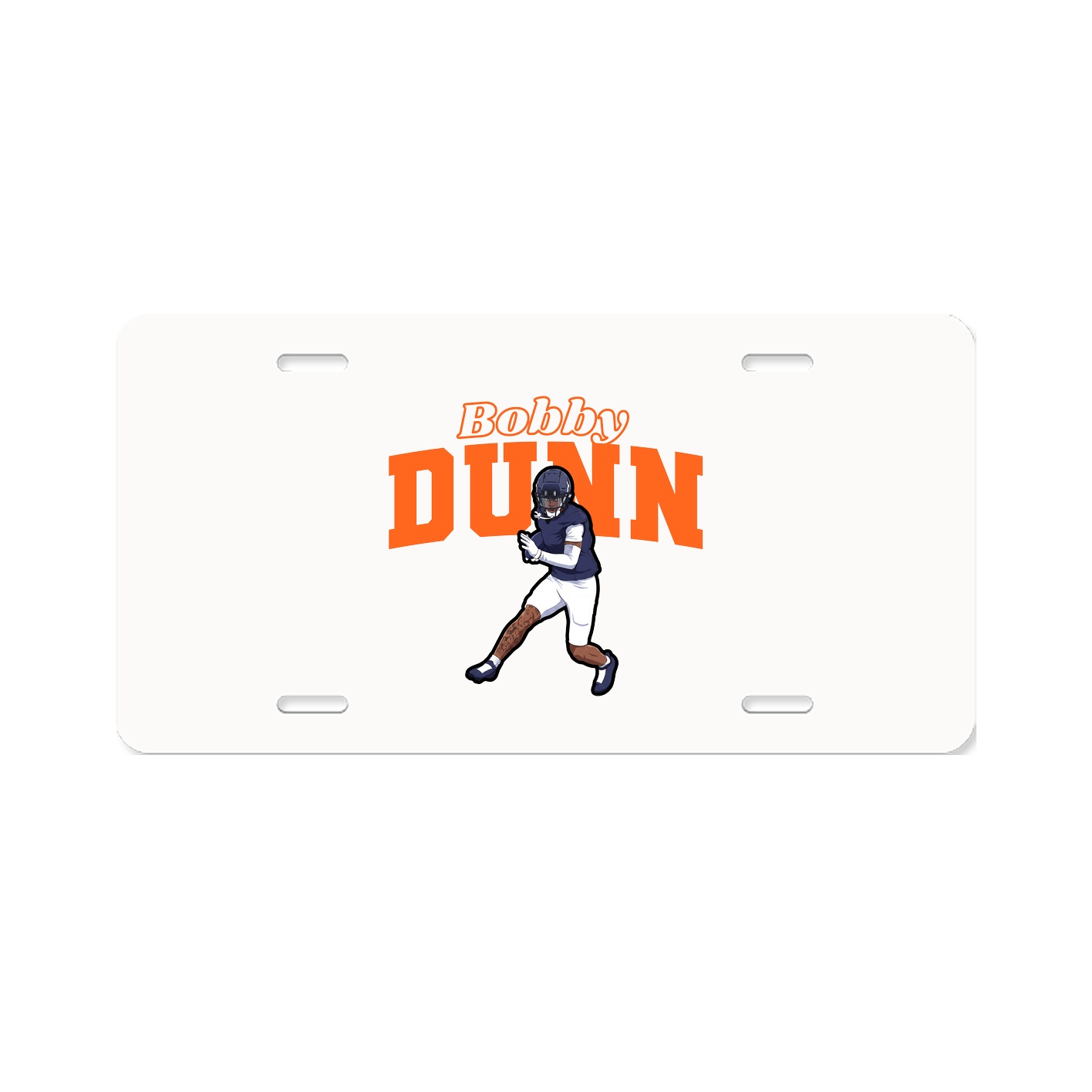 License Plate — Name Arch in Classic