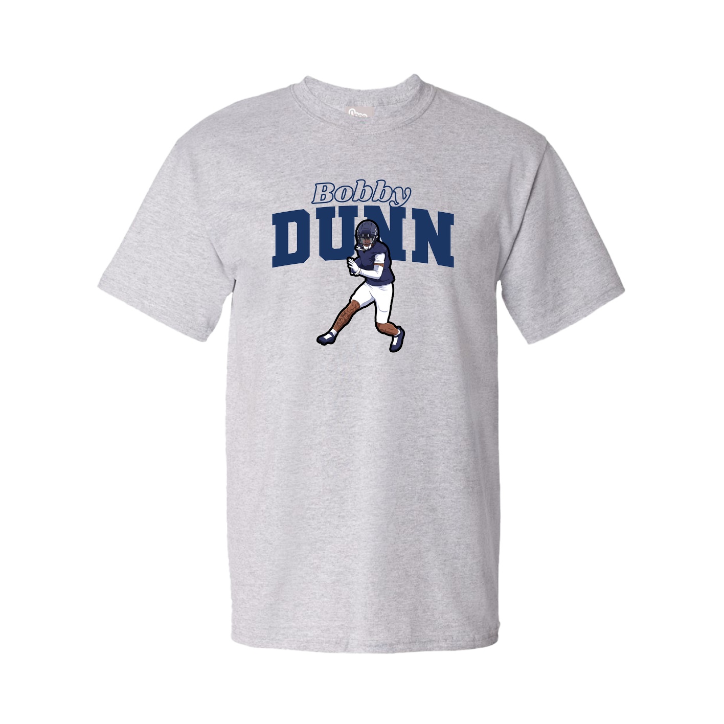 Youth Tee — Name Arch in Grey