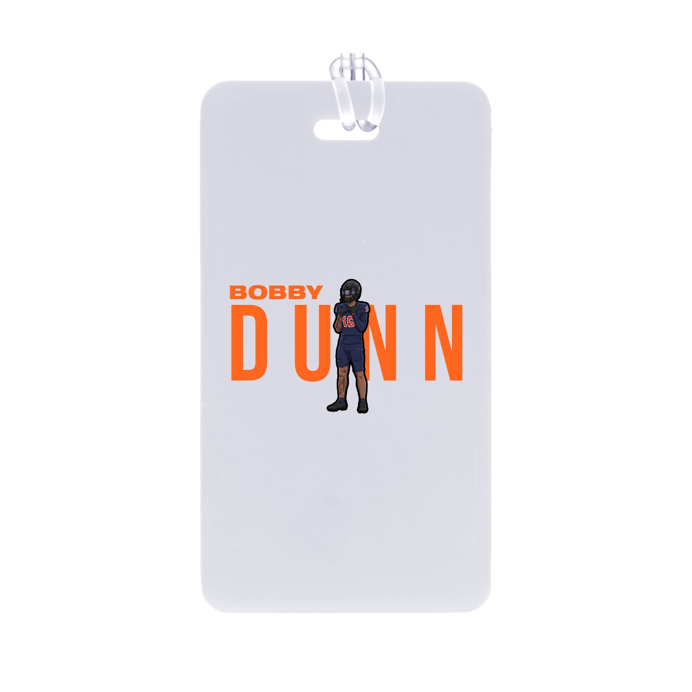 Bag Tag — Player Name in Classic