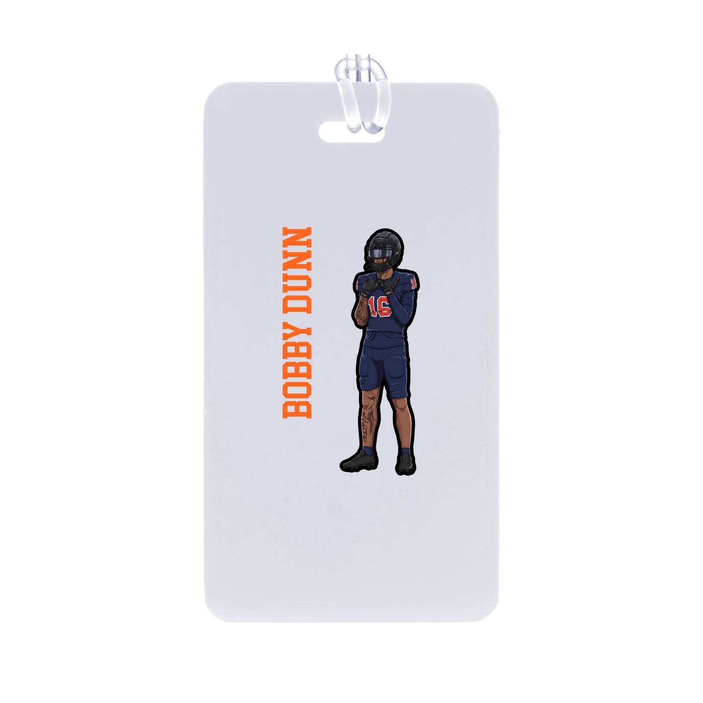Bag Tag — Name Vertical in Classic